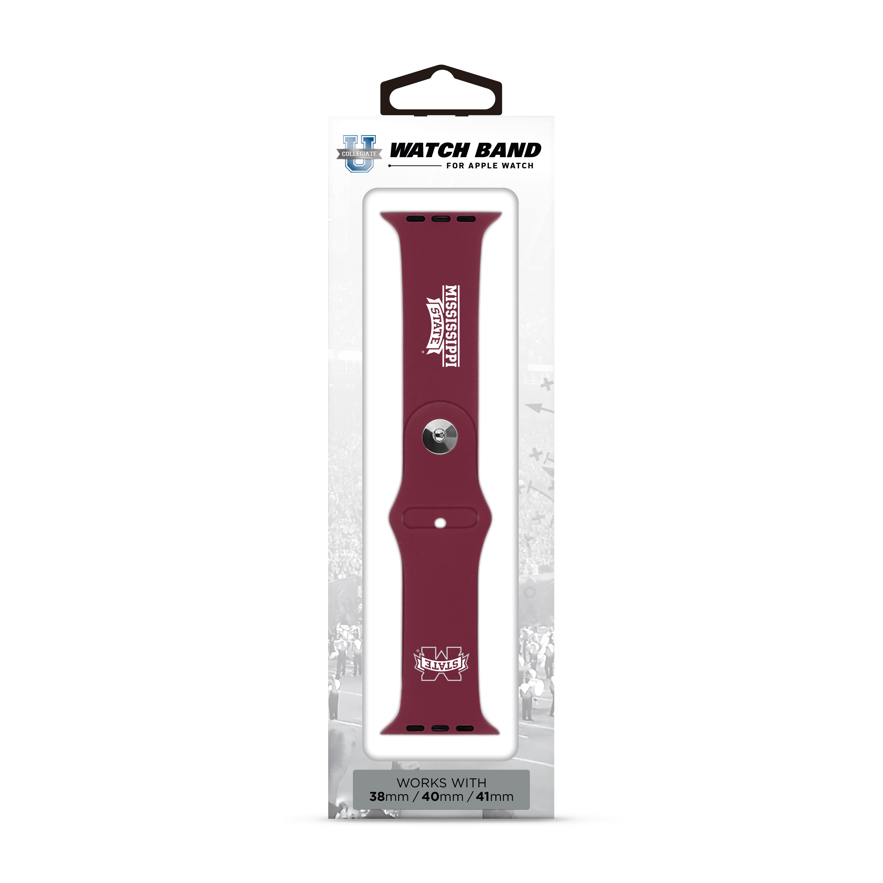 Mississippi State Bulldogs NCAA Apple Watch Band - 38mm