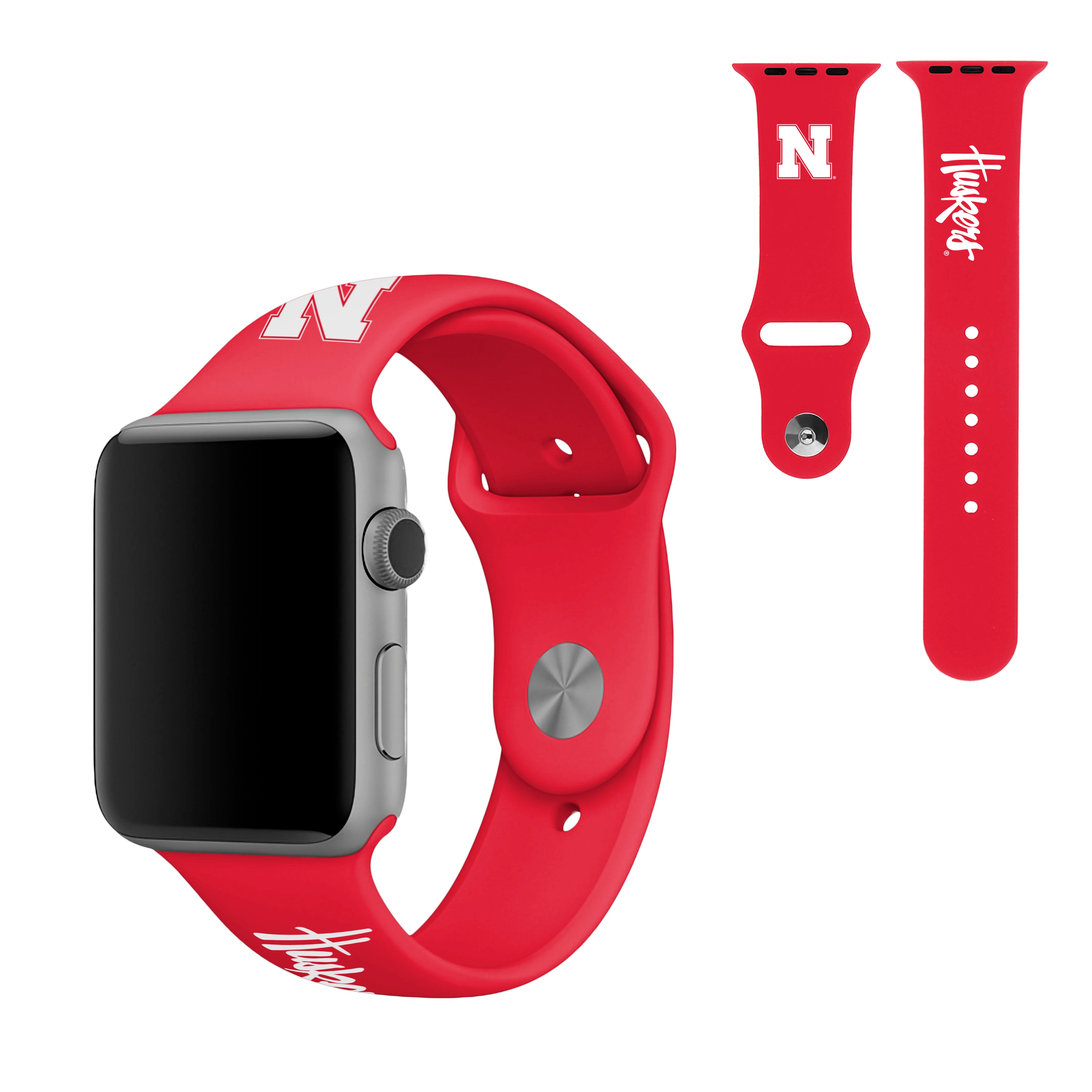 Nebraska Cornhuskers NCAA Apple Watch Band - 38mm