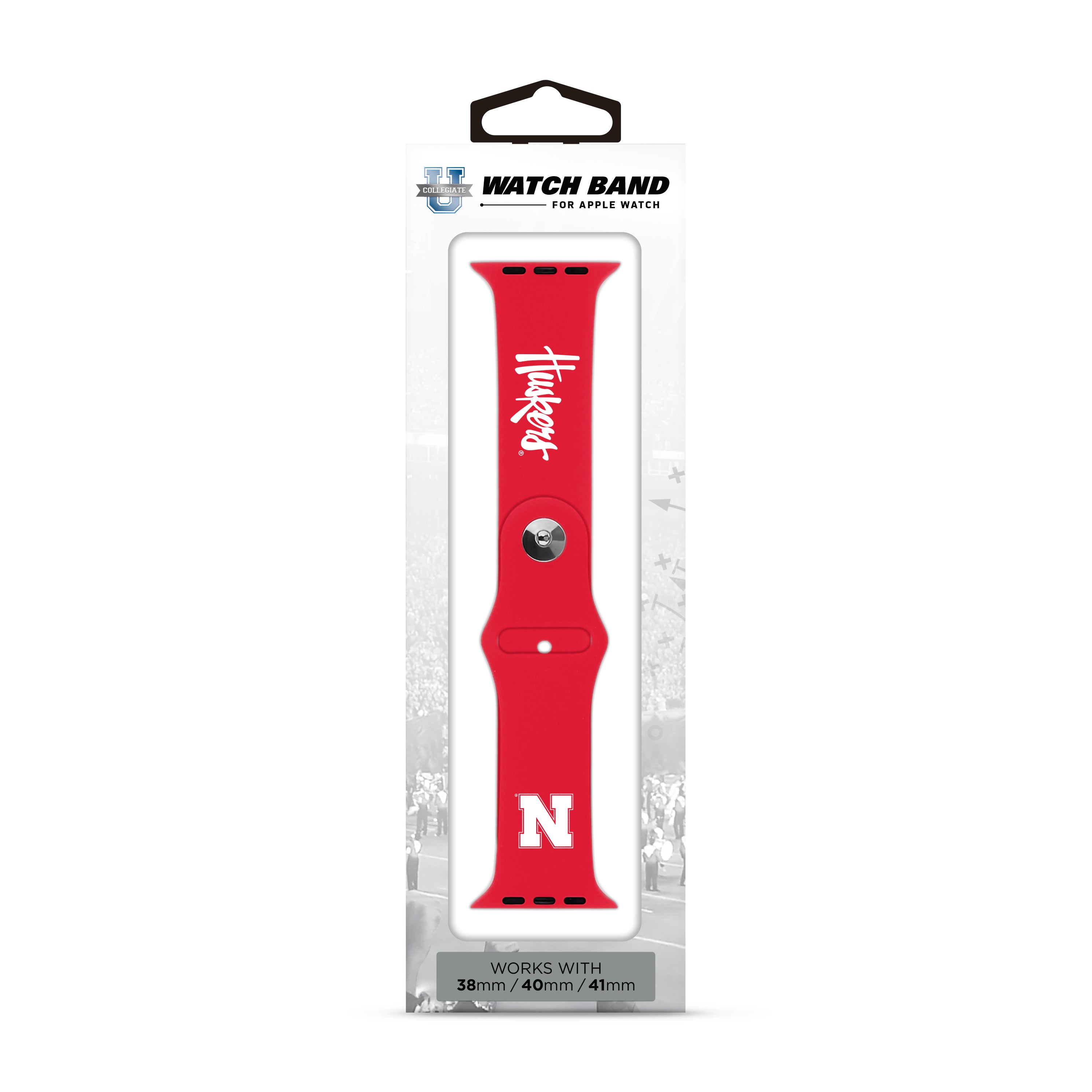 Nebraska Cornhuskers NCAA Apple Watch Band - 38mm