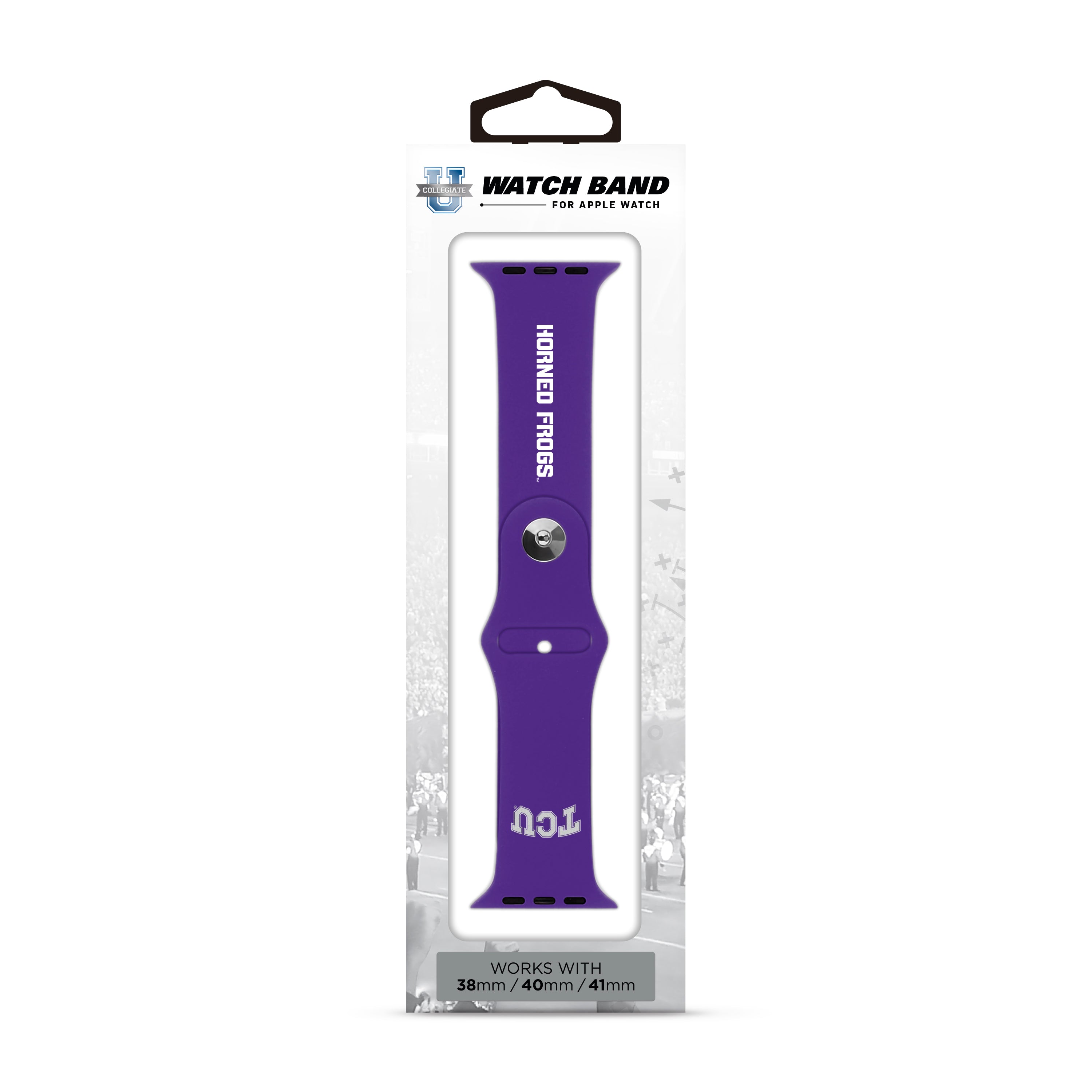 Tcu Horned Frogs NCAA Apple Watch Band - 38mm