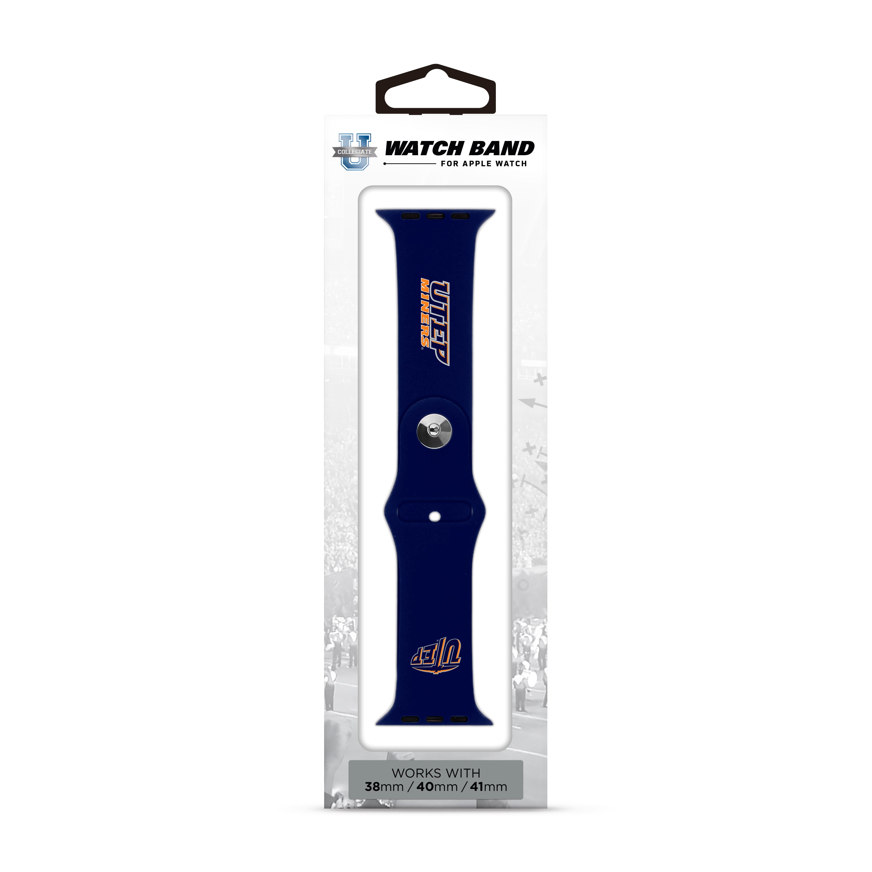 UTEP Miners NCAA Apple Watch Band - 38mm