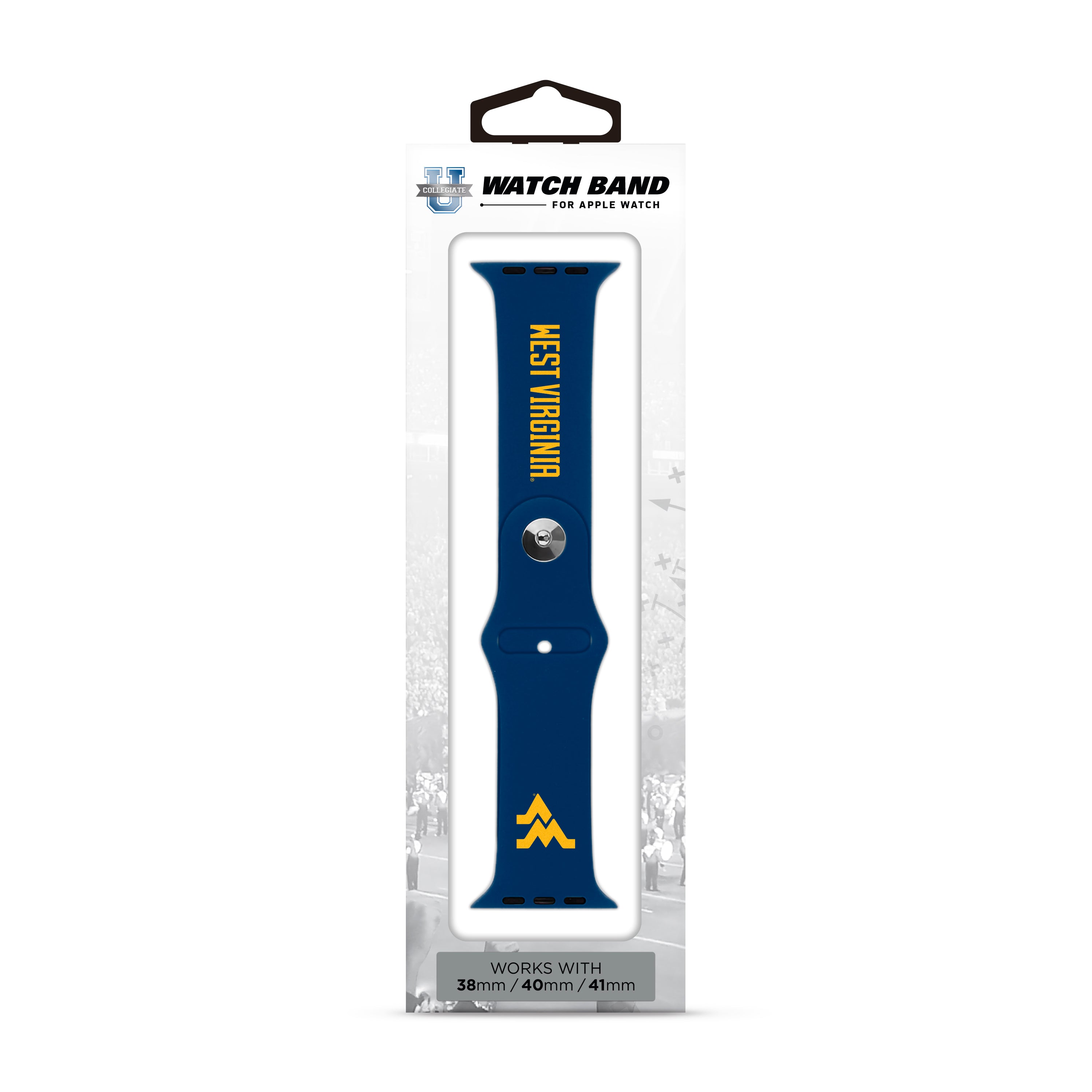 West Virginia Mountaineers NCAA Apple Watch Band - 38mm