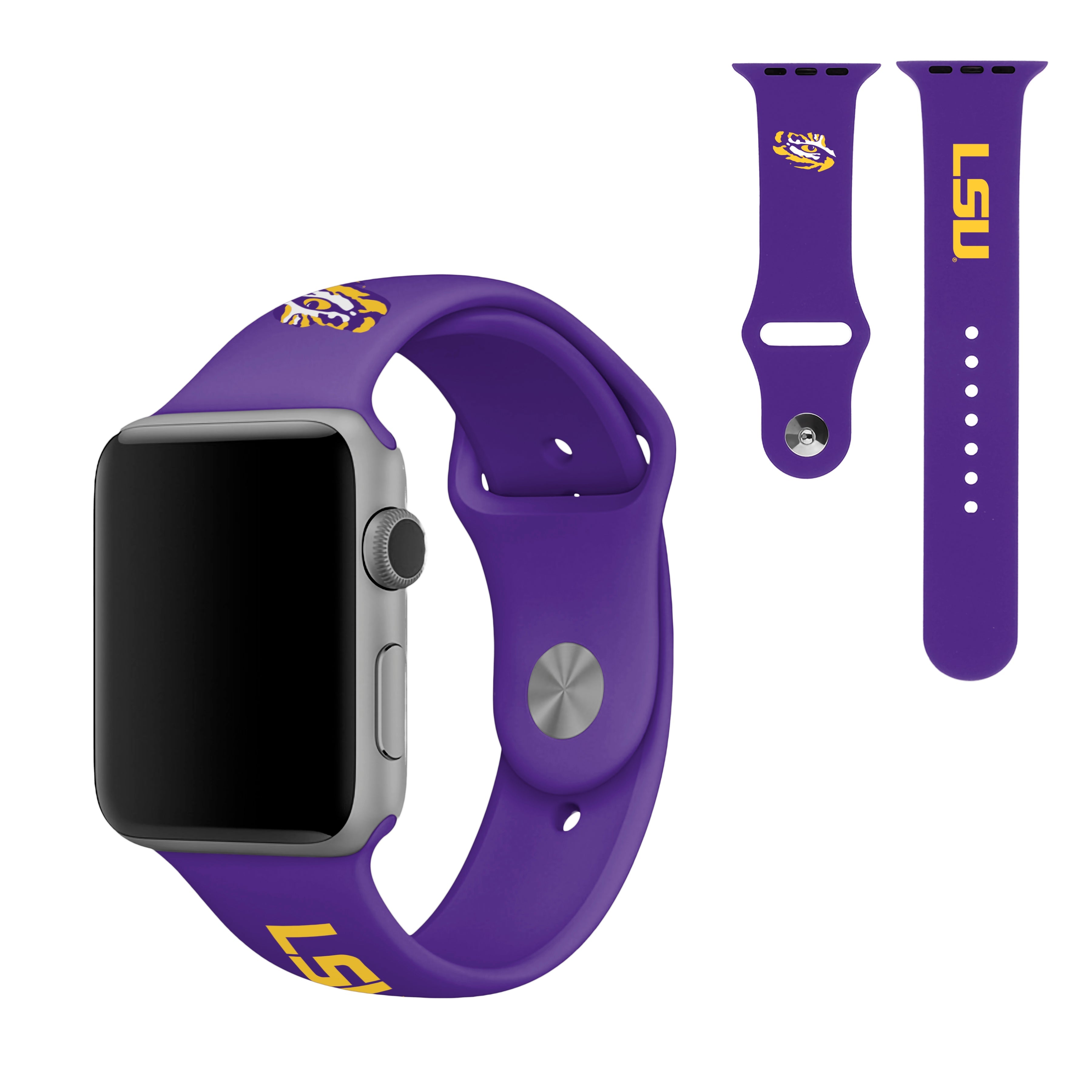 LSU Tigers NCAA Apple Watch Band - 42mm