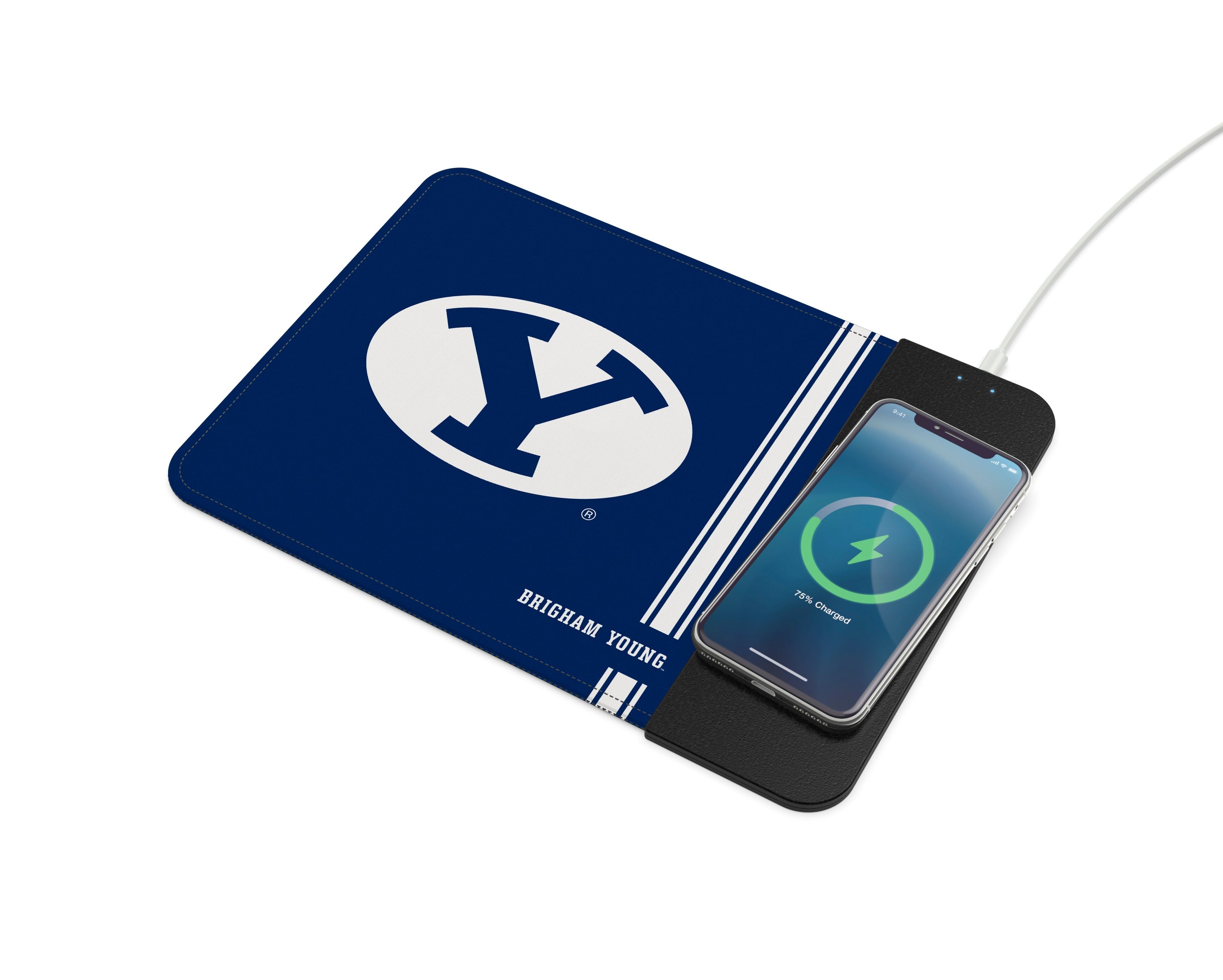 BYU Cougars Collegiate Wireless Charging Mousepad