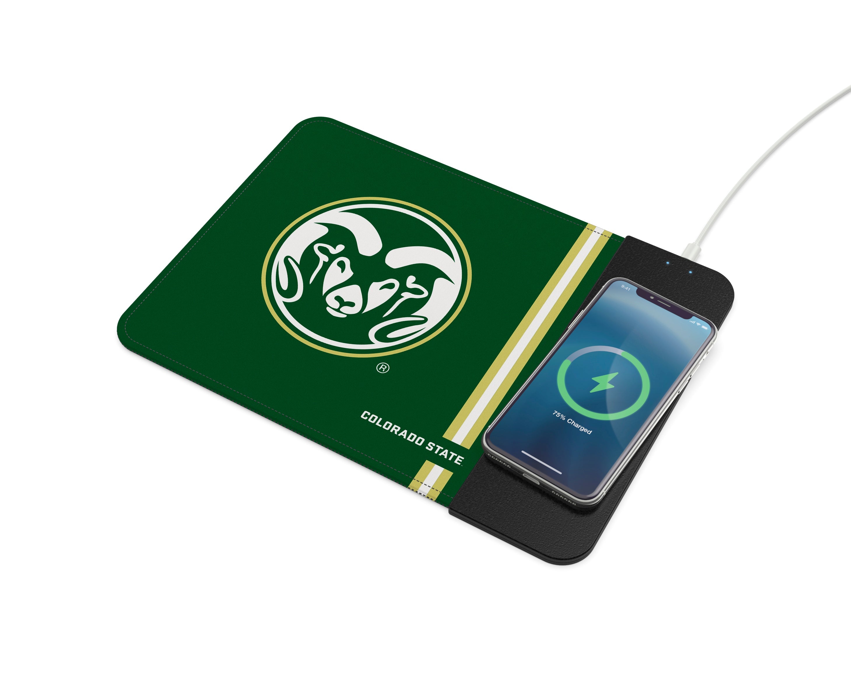 Colorado State Rams Collegiate Wireless Charging Mousepad