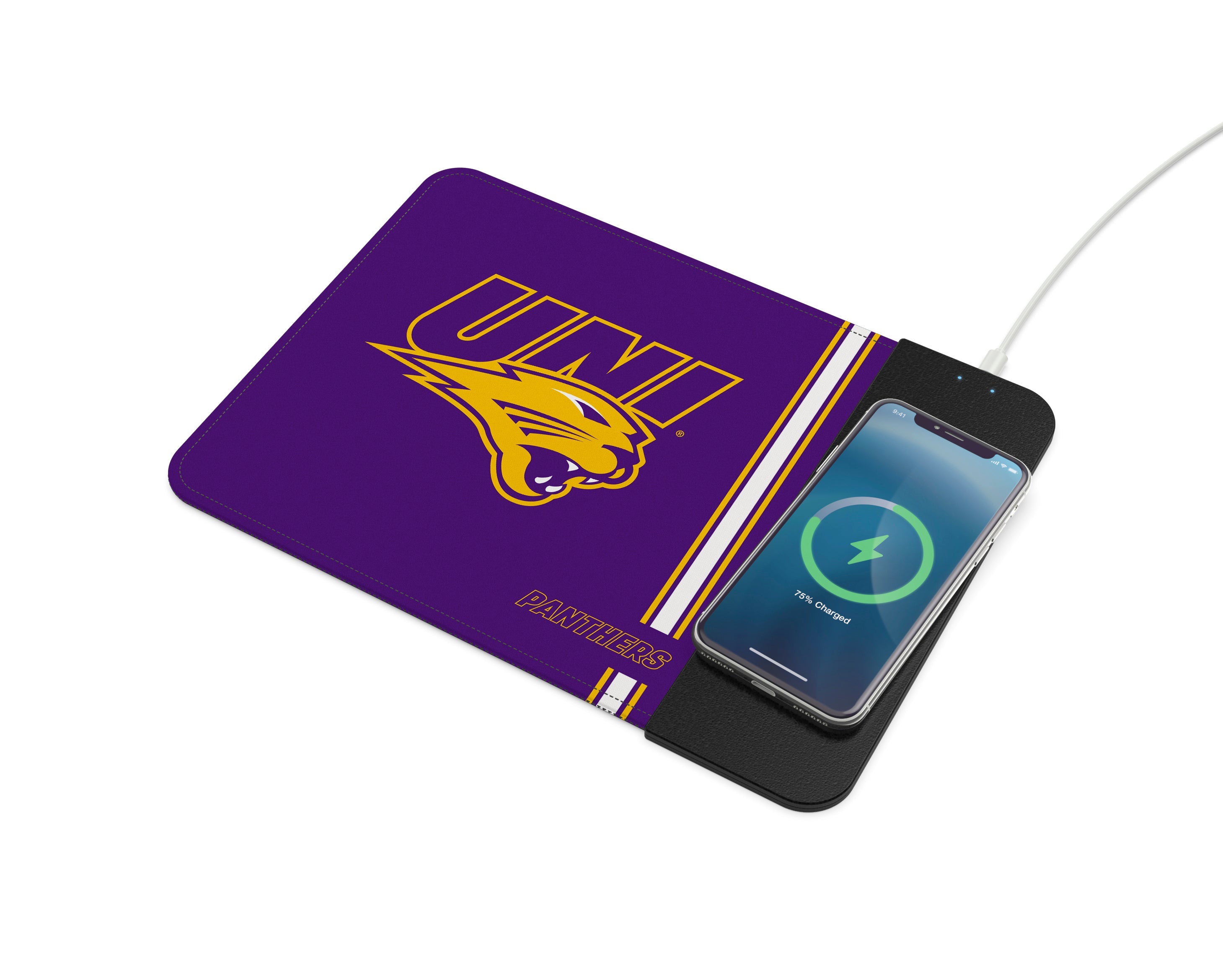 Iowa Hawkeyes NCAA Wireless Charging Mousepad