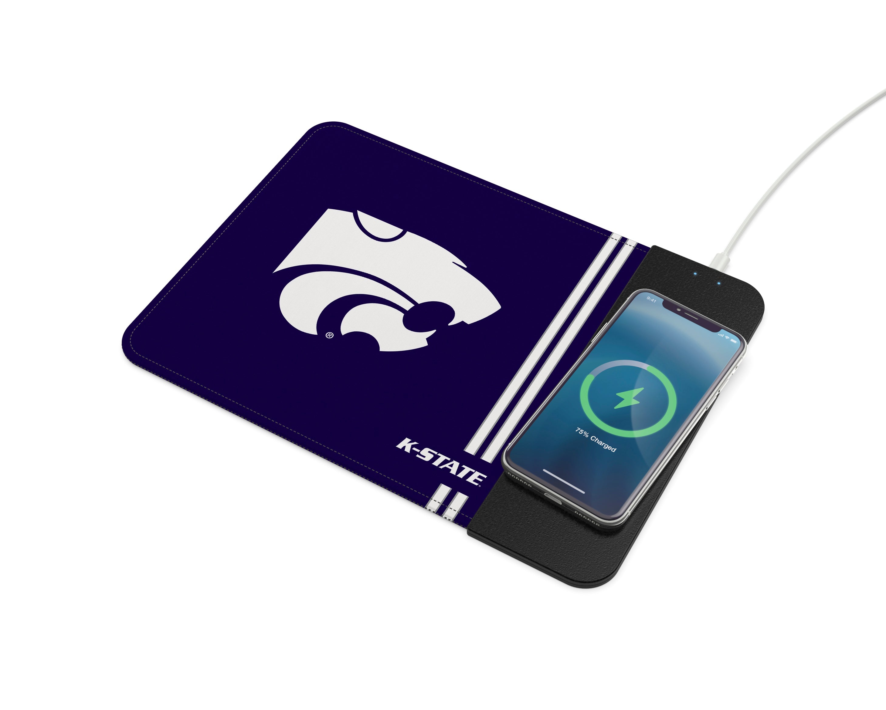 Kansas Jayhawks NCAA Wireless Charging Mousepad