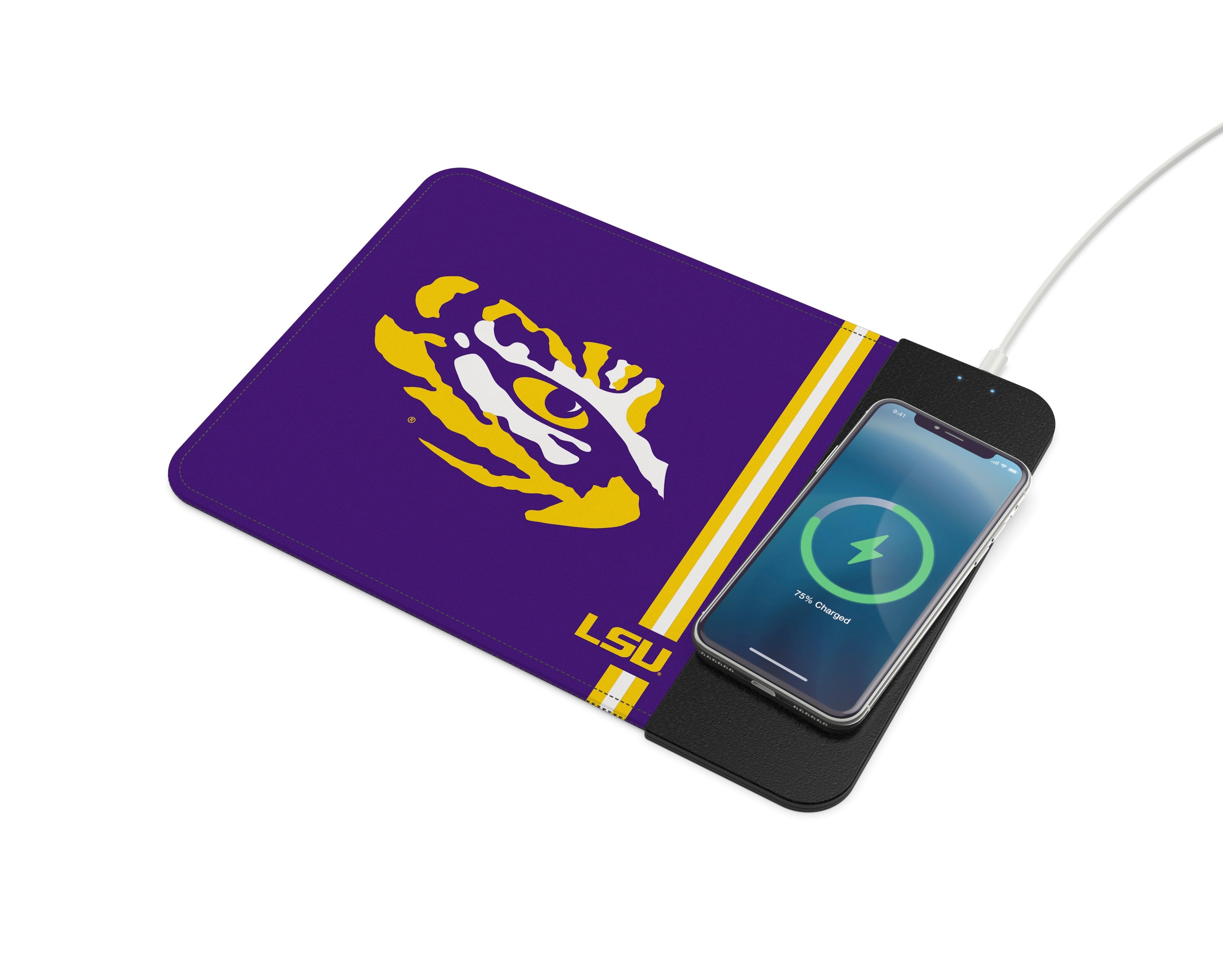 Louisiana Ragin' Cajuns Collegiate Wireless Charging Mousepad