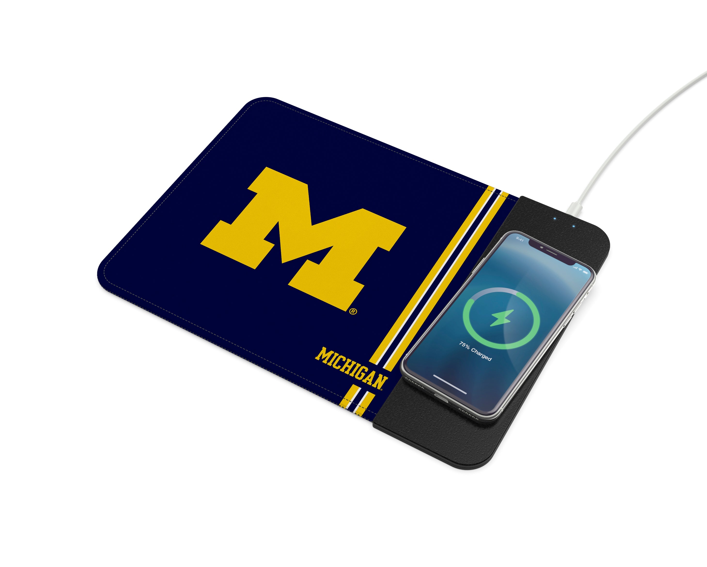 Michigan State Spartans Collegiate Wireless Charging Mousepad