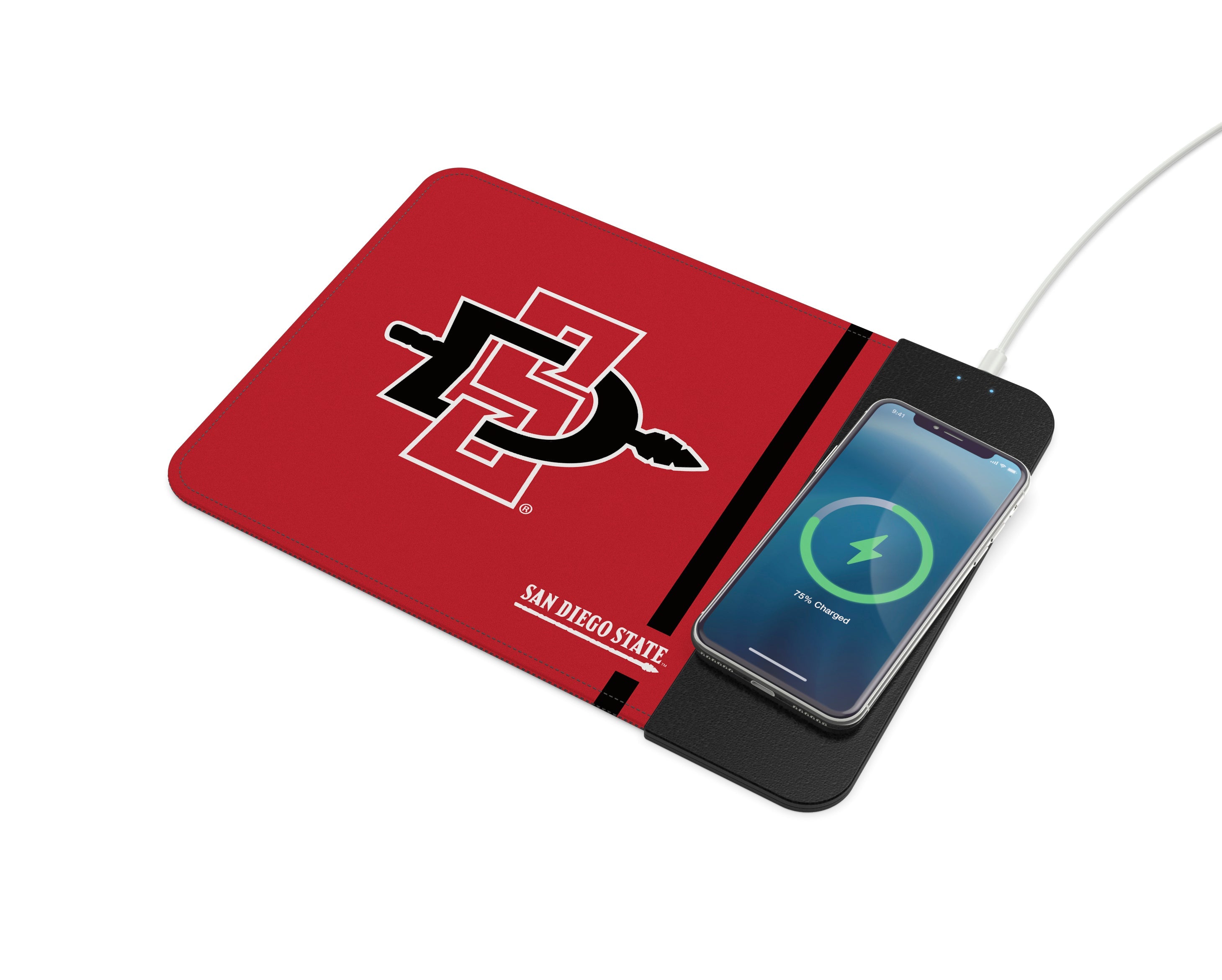 Ole Miss Rebels NCAA Wireless Charging Mousepad