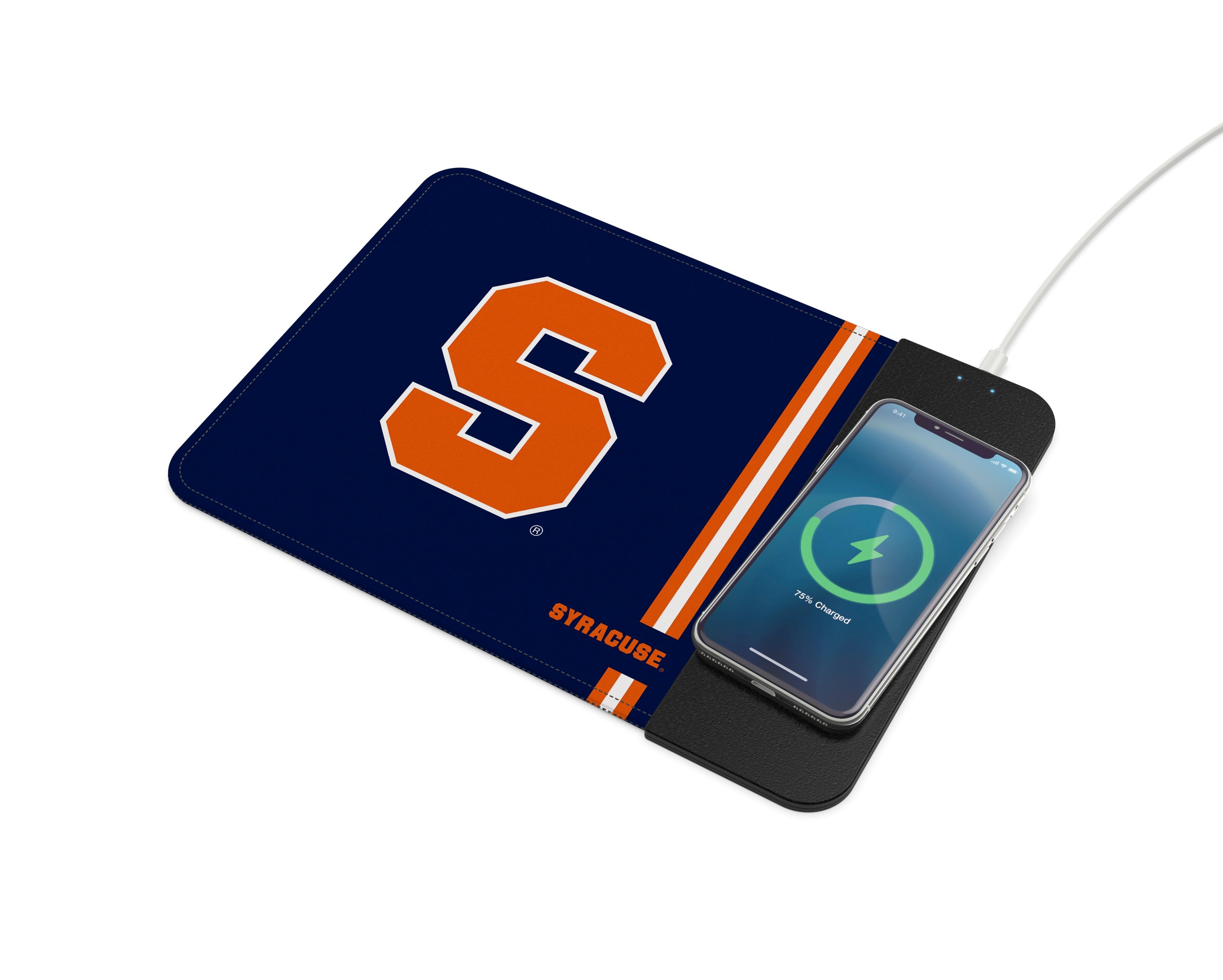 Syracuse Orange Collegiate Wireless Charging Mousepad