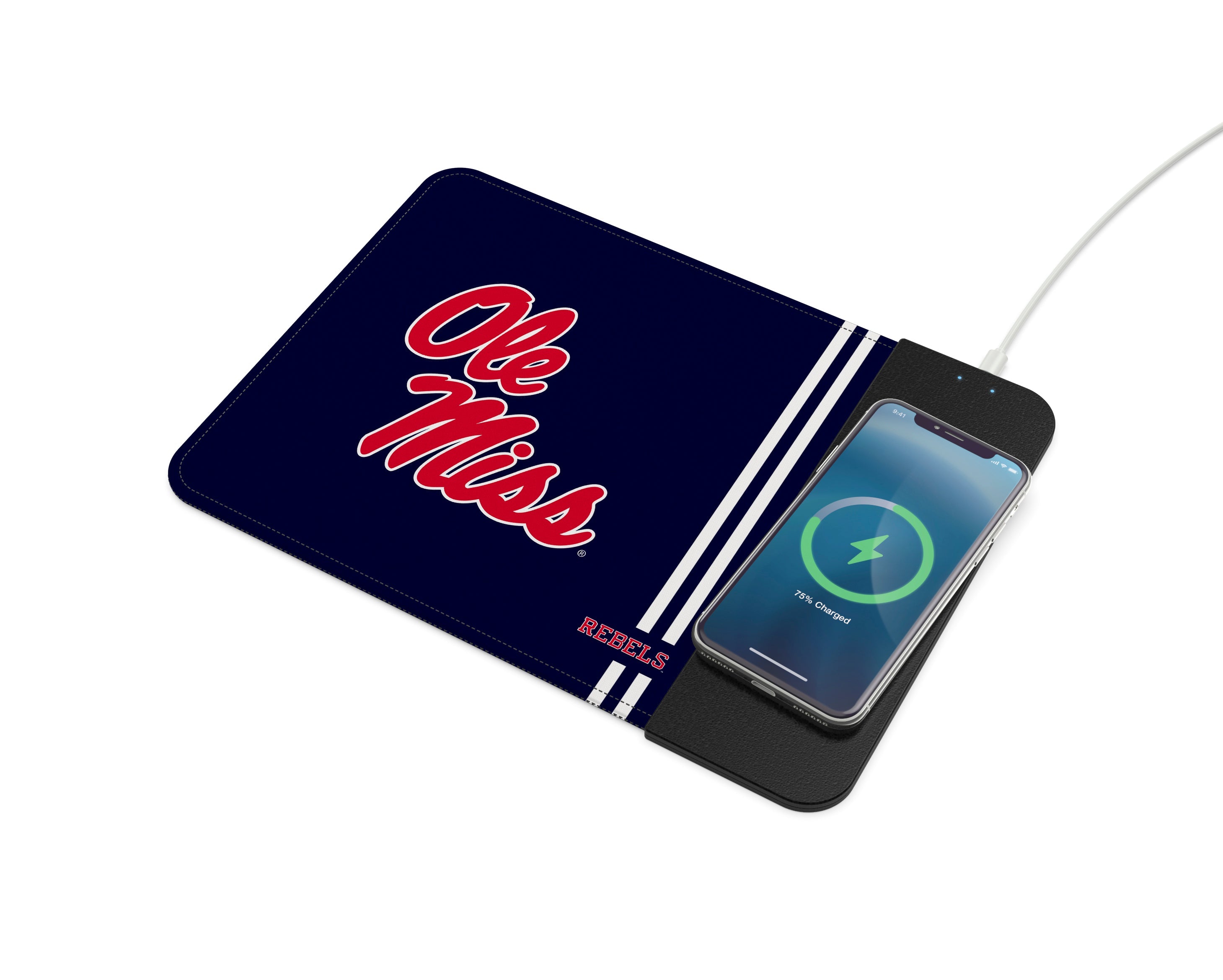 Texas State Bobcats NCAA Wireless Charging Mousepad