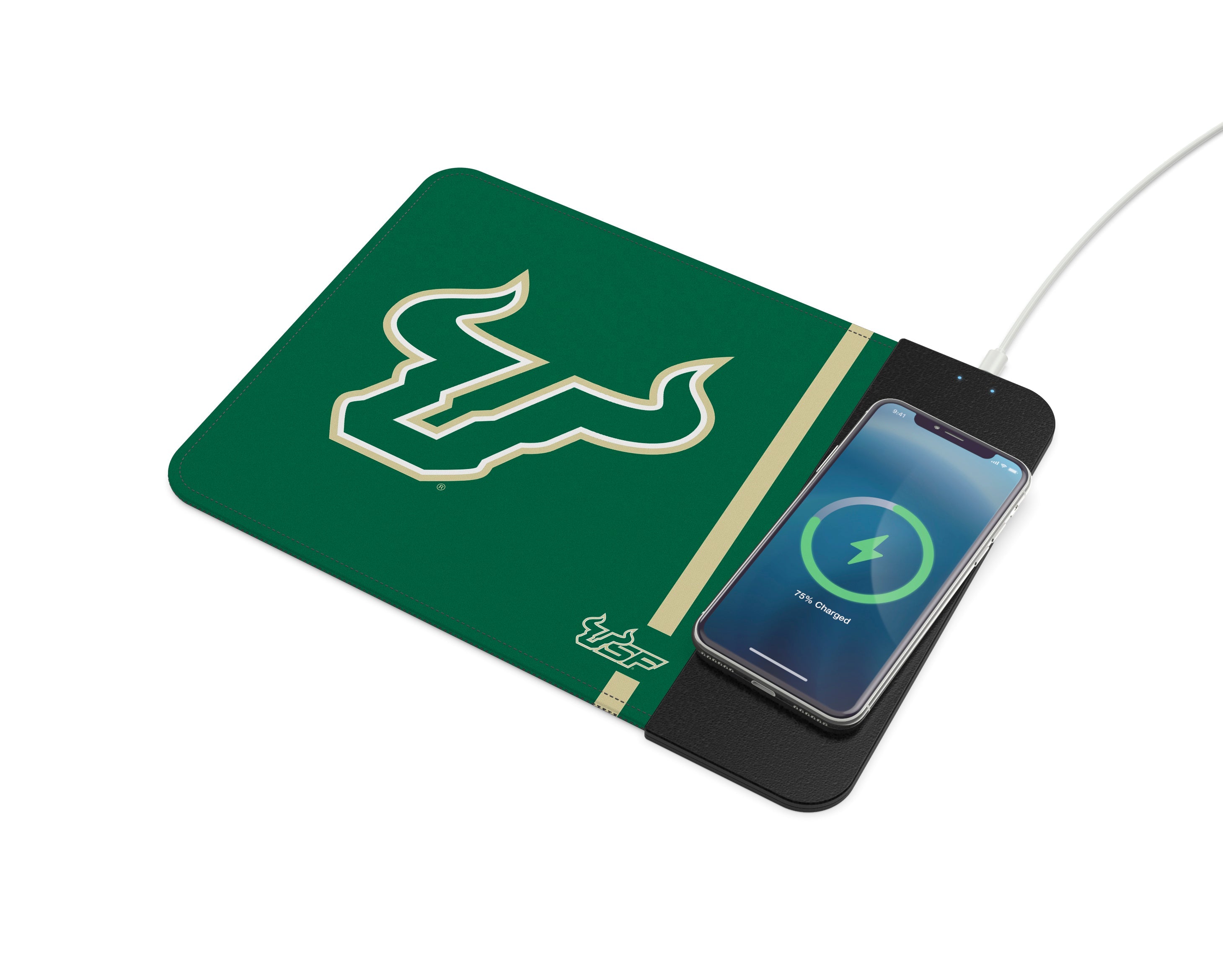 South Florida Bulls Collegiate Wireless Charging Mousepad