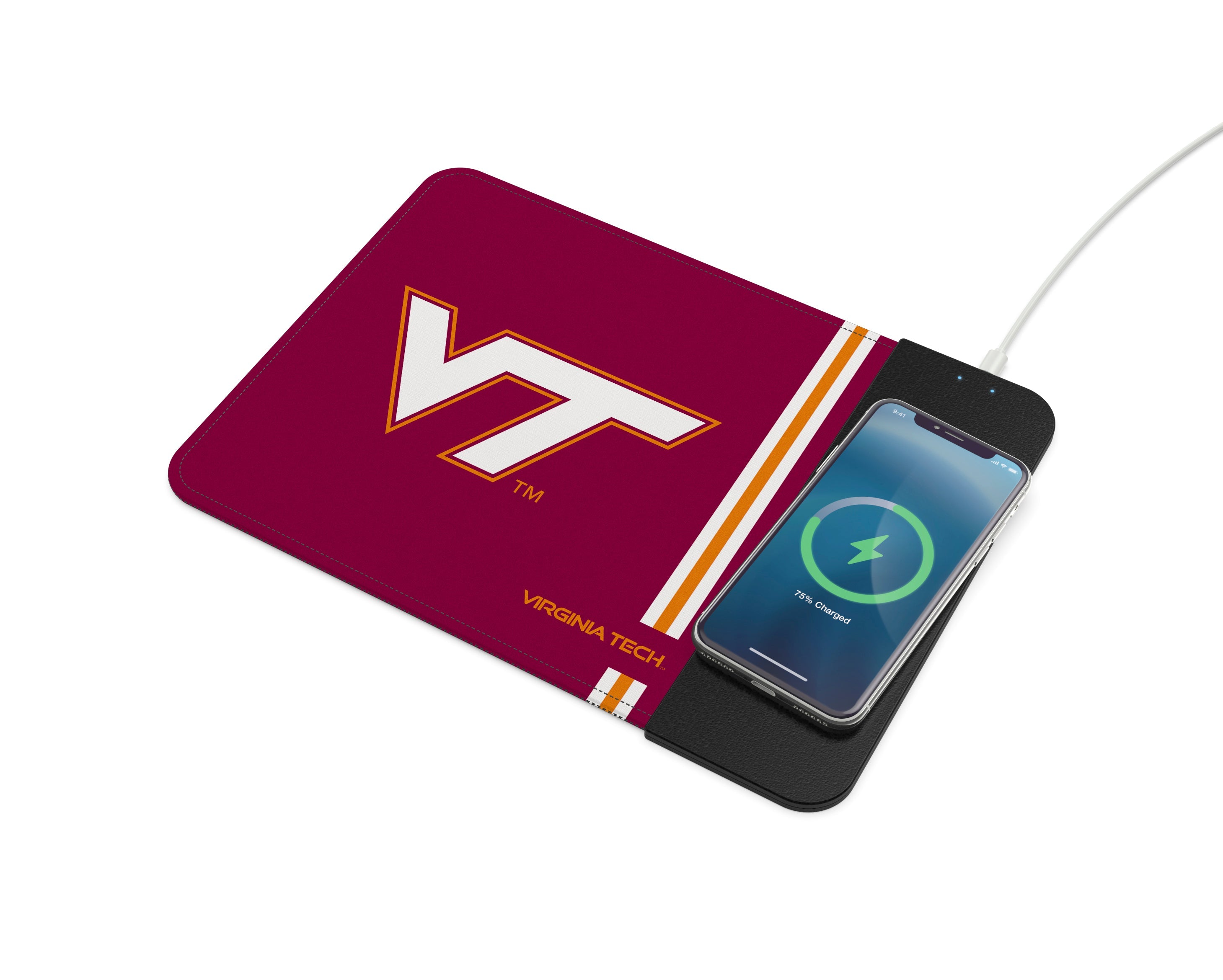 Virginia Tech Hokies NCAA Wireless Charging Mousepad