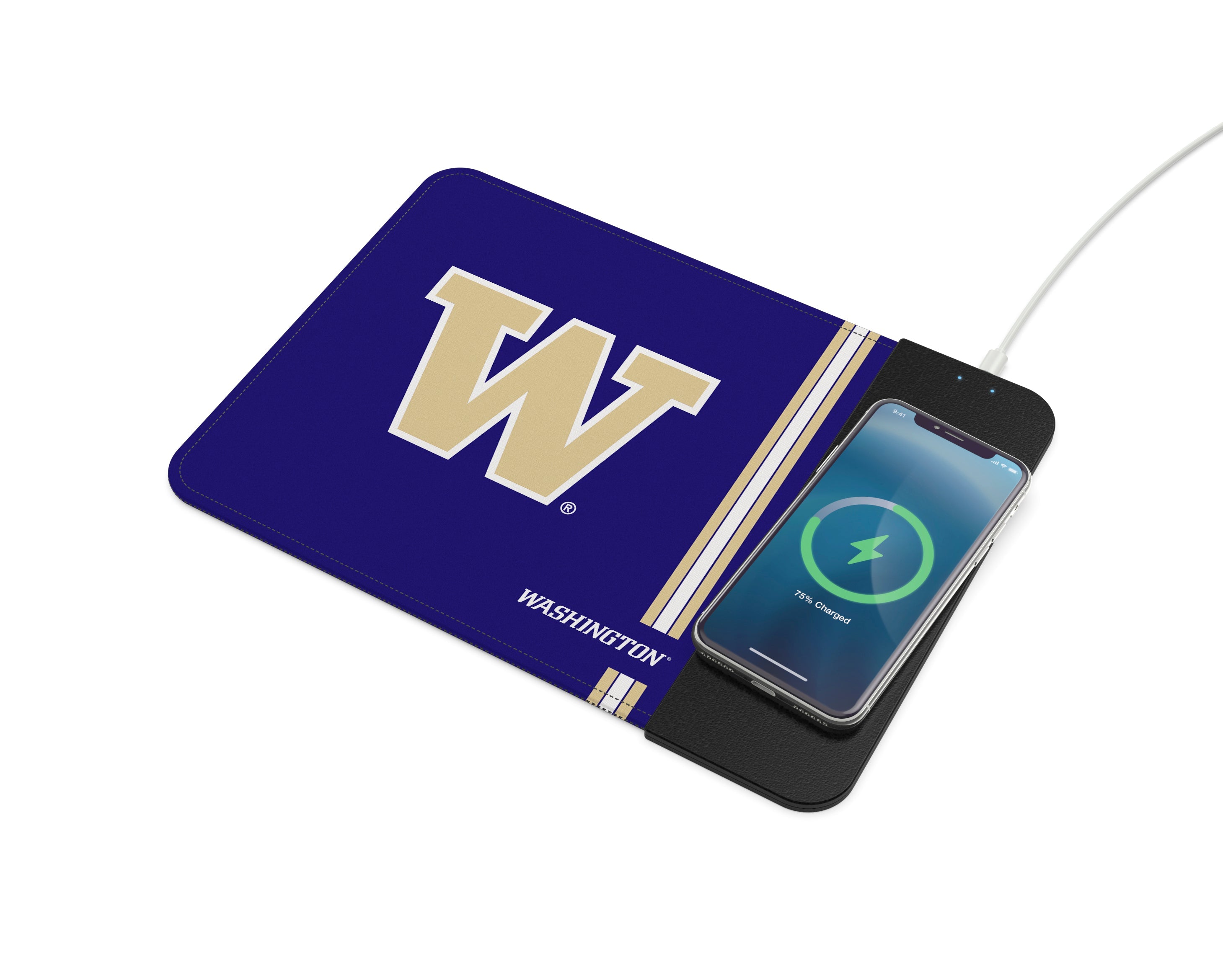 Washington Huskies NCAA Wireless Charging Mousepad