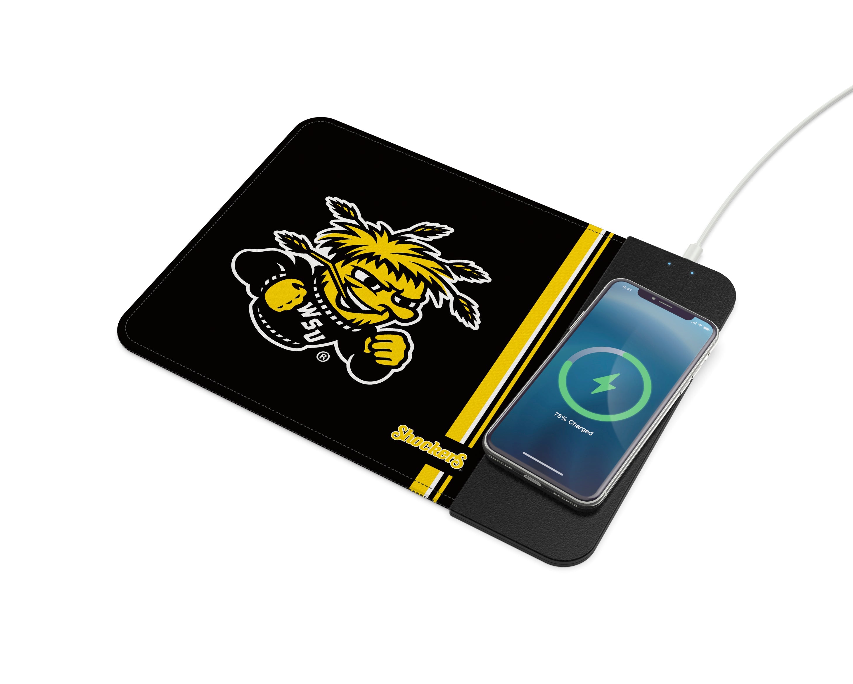 Wichita State Shockers NCAA Wireless Charging Mousepad