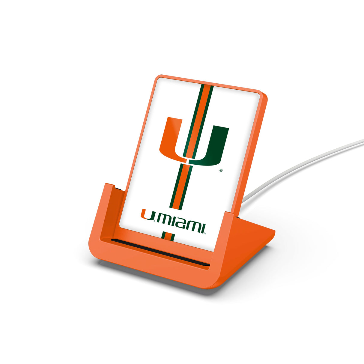 Miami Hurricanes NCAA Wireless Charging Stand
