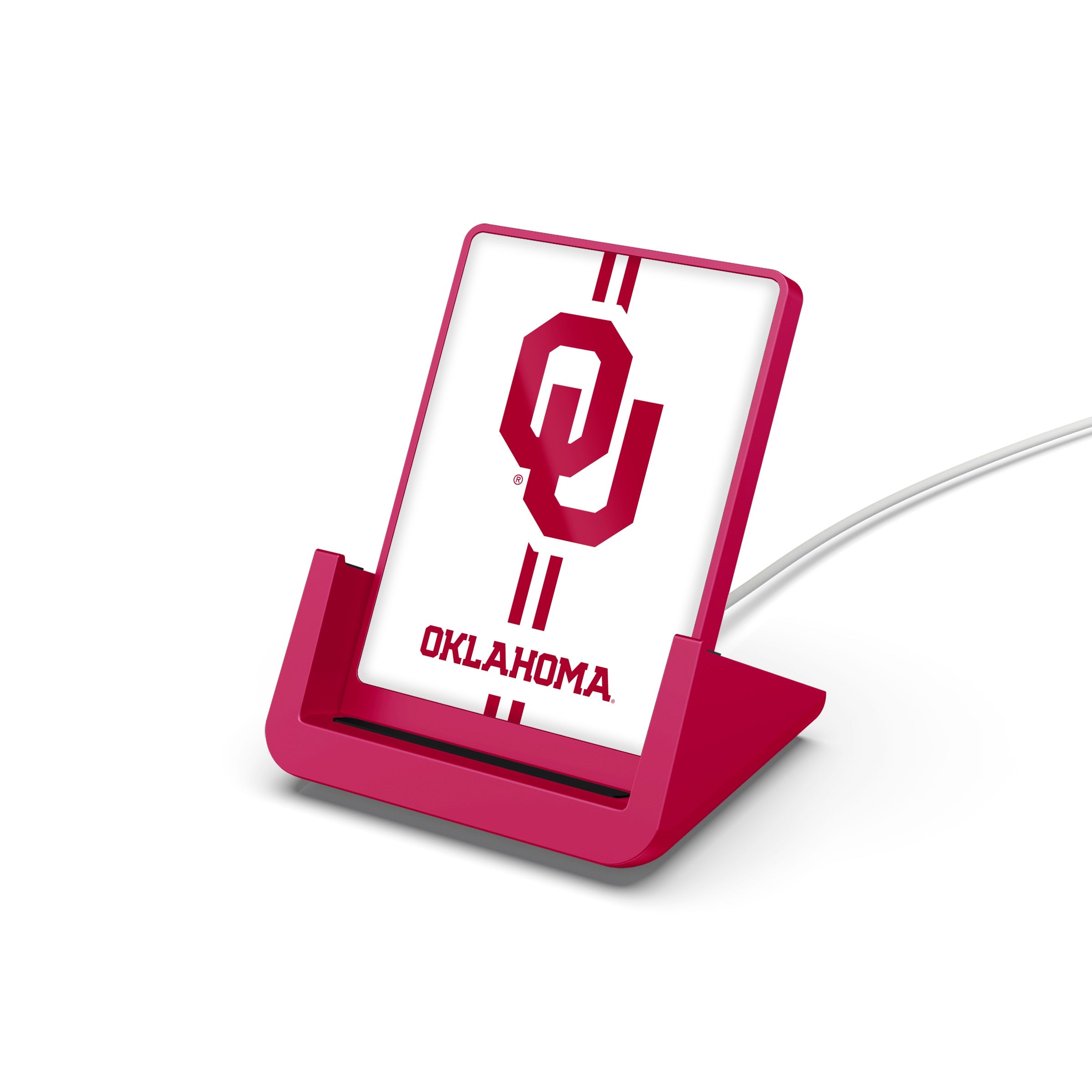 Oklahoma Sooners NCAA Wireless Charging Stand