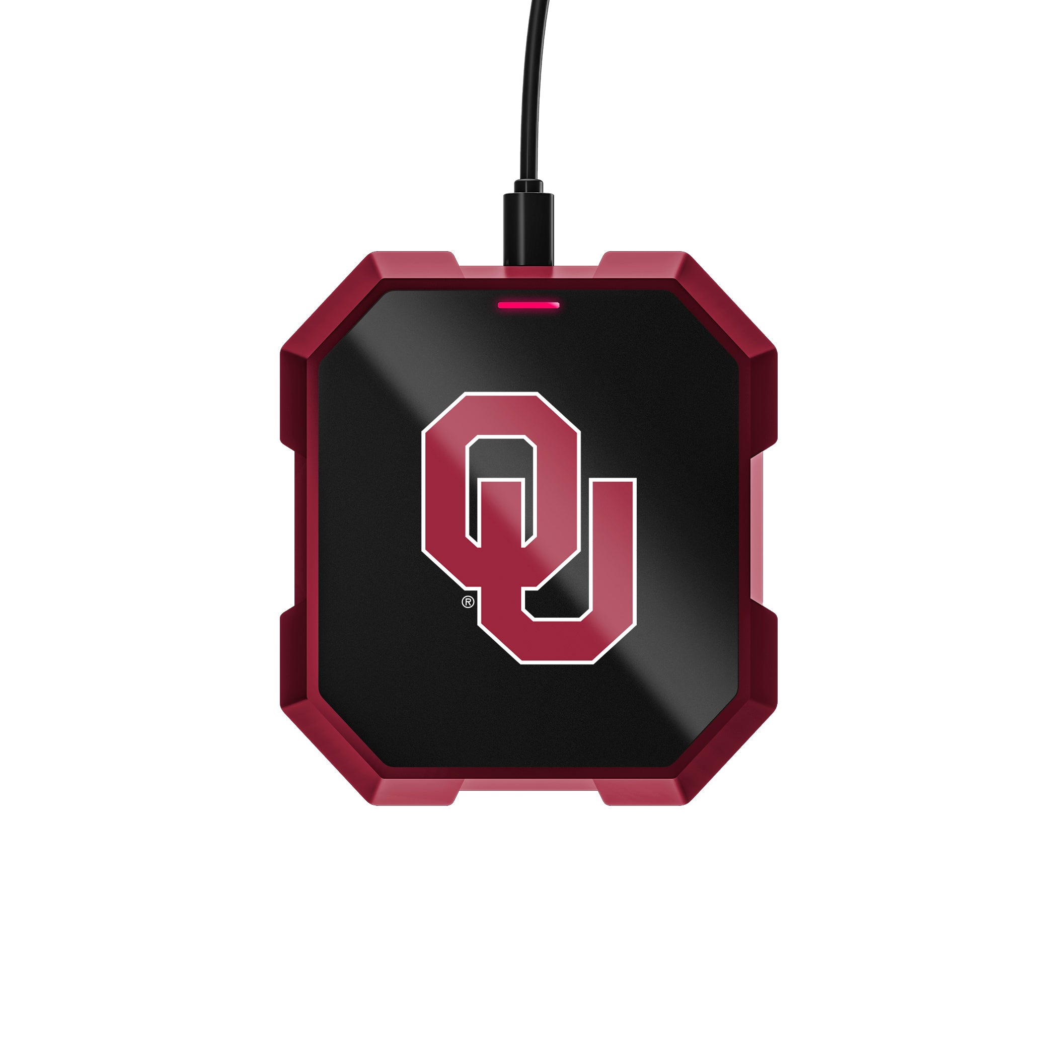 Oklahoma Sooners Collegiate Wireless Charging Pad