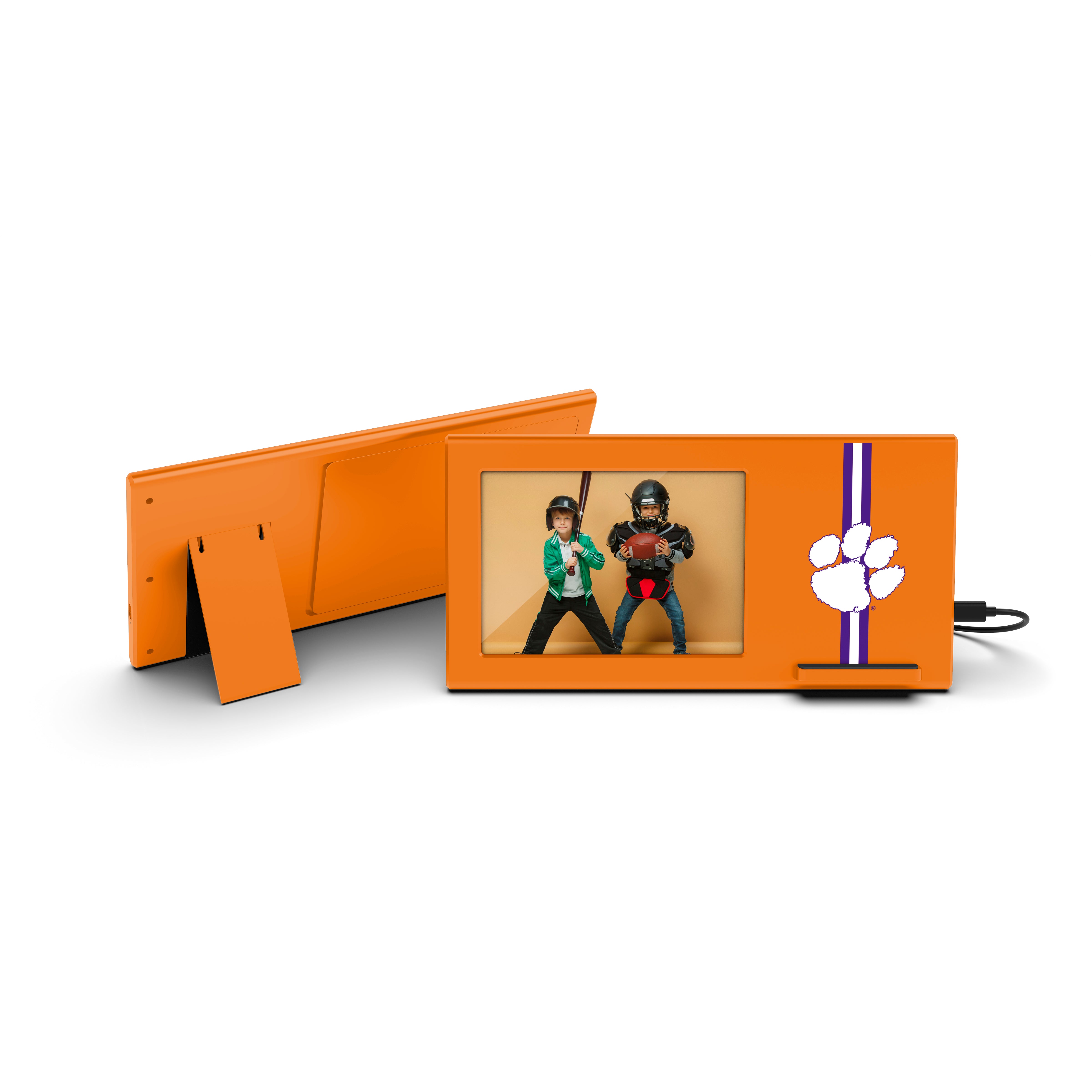 Clemson Tigers NCAA Wireless Charging Picture Frame