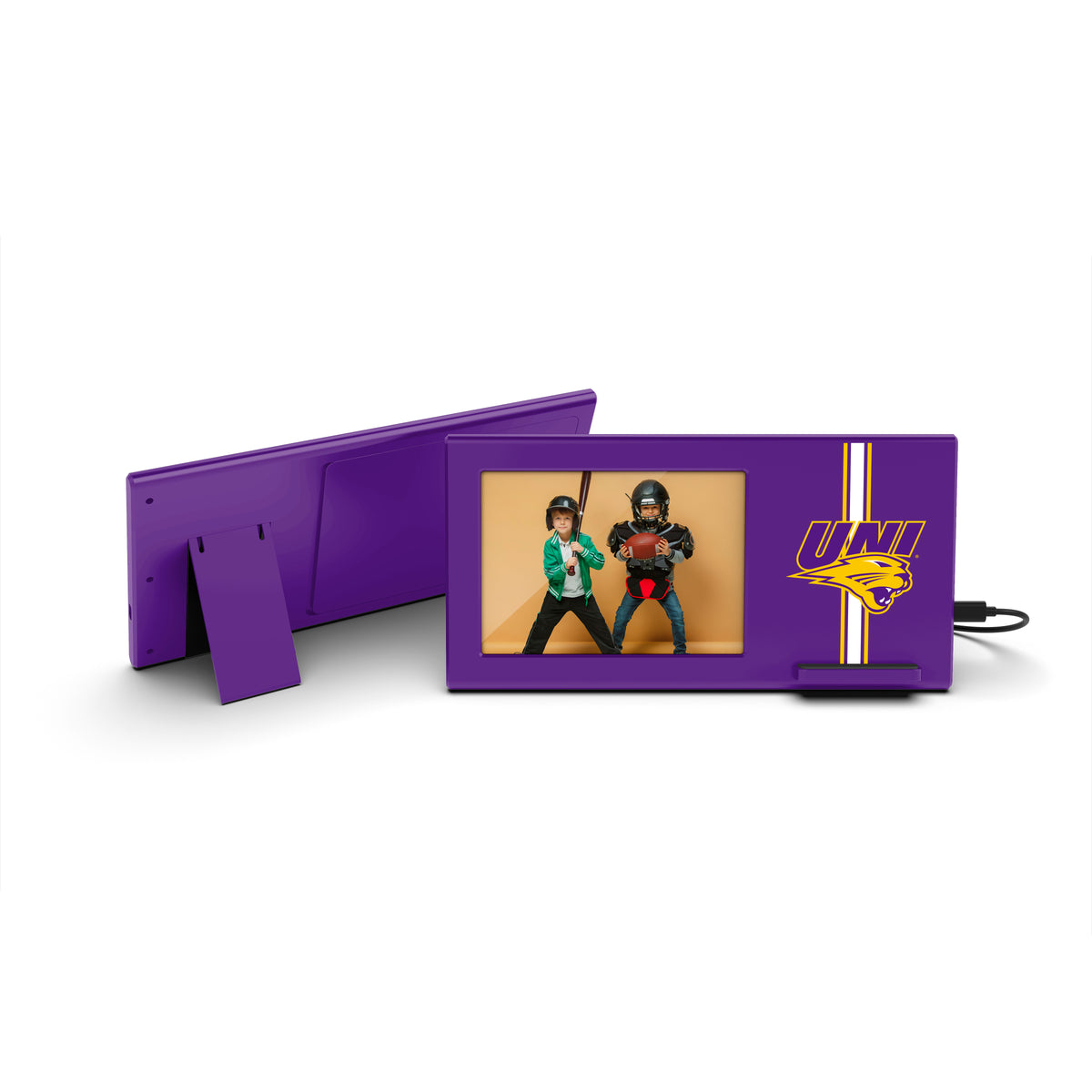 Northern Iowa Panthers NCAA Wireless Charging Picture Frame