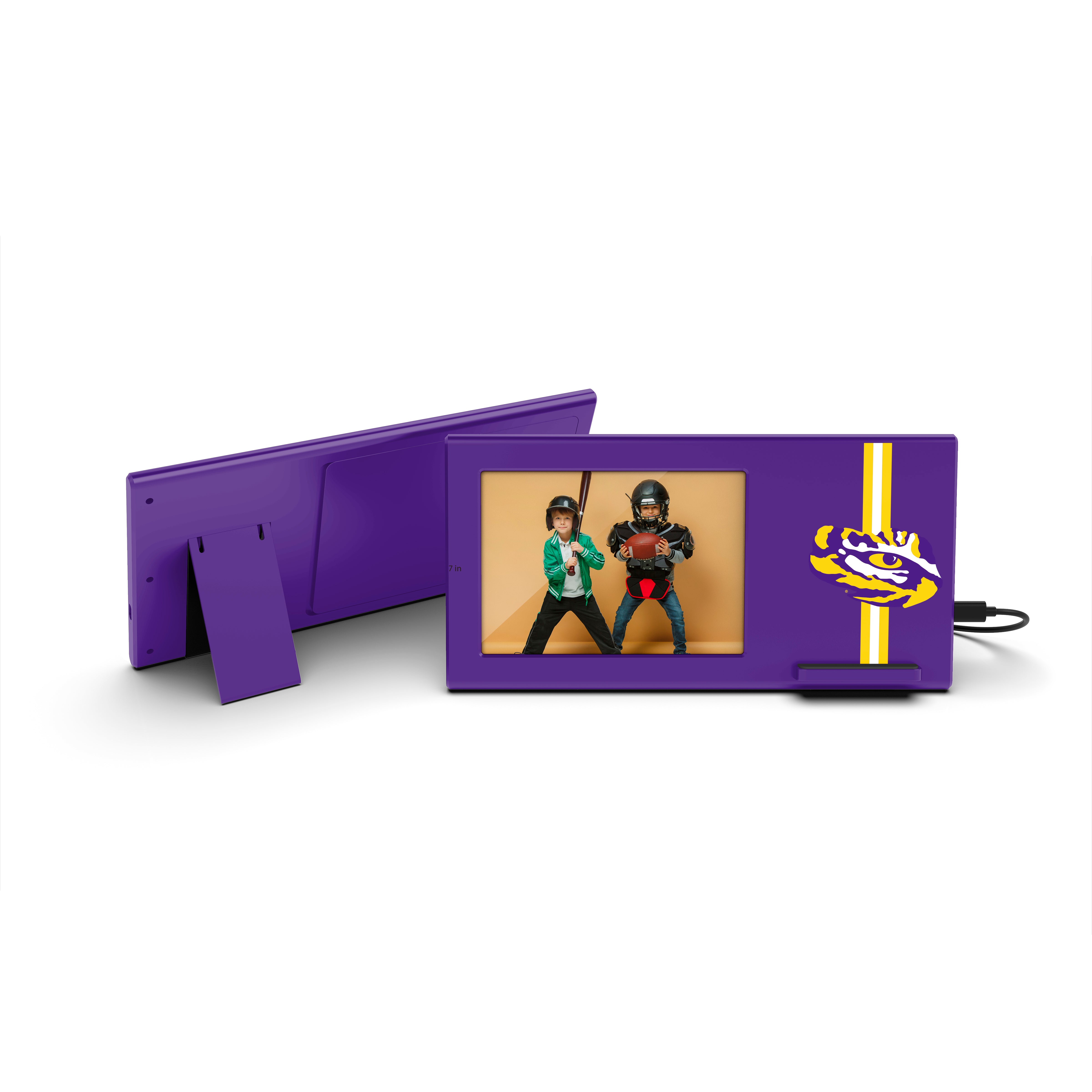 LSU Tigers NCAA Wireless Charging Picture Frame