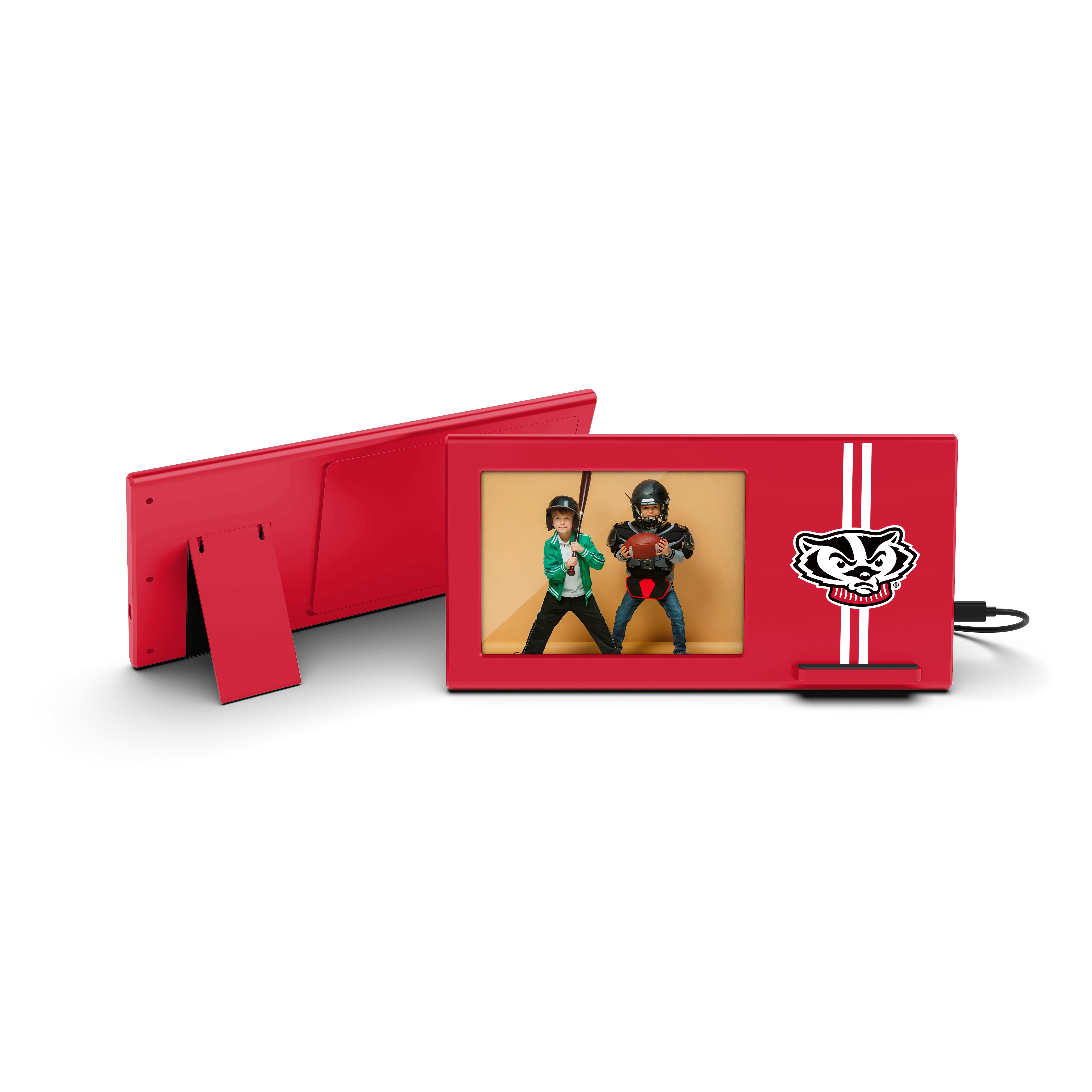 Wisconsin Badgers NCAA Wireless Charging Picture Frame