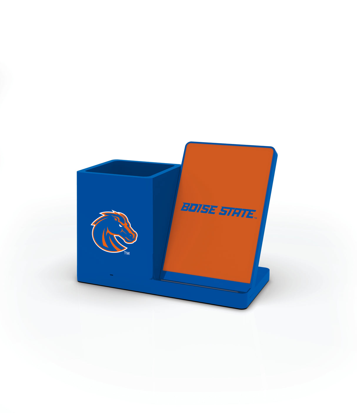 Boise State Broncos NCAA Cell Phone Wireless Charging Stand and Desktop Organizer