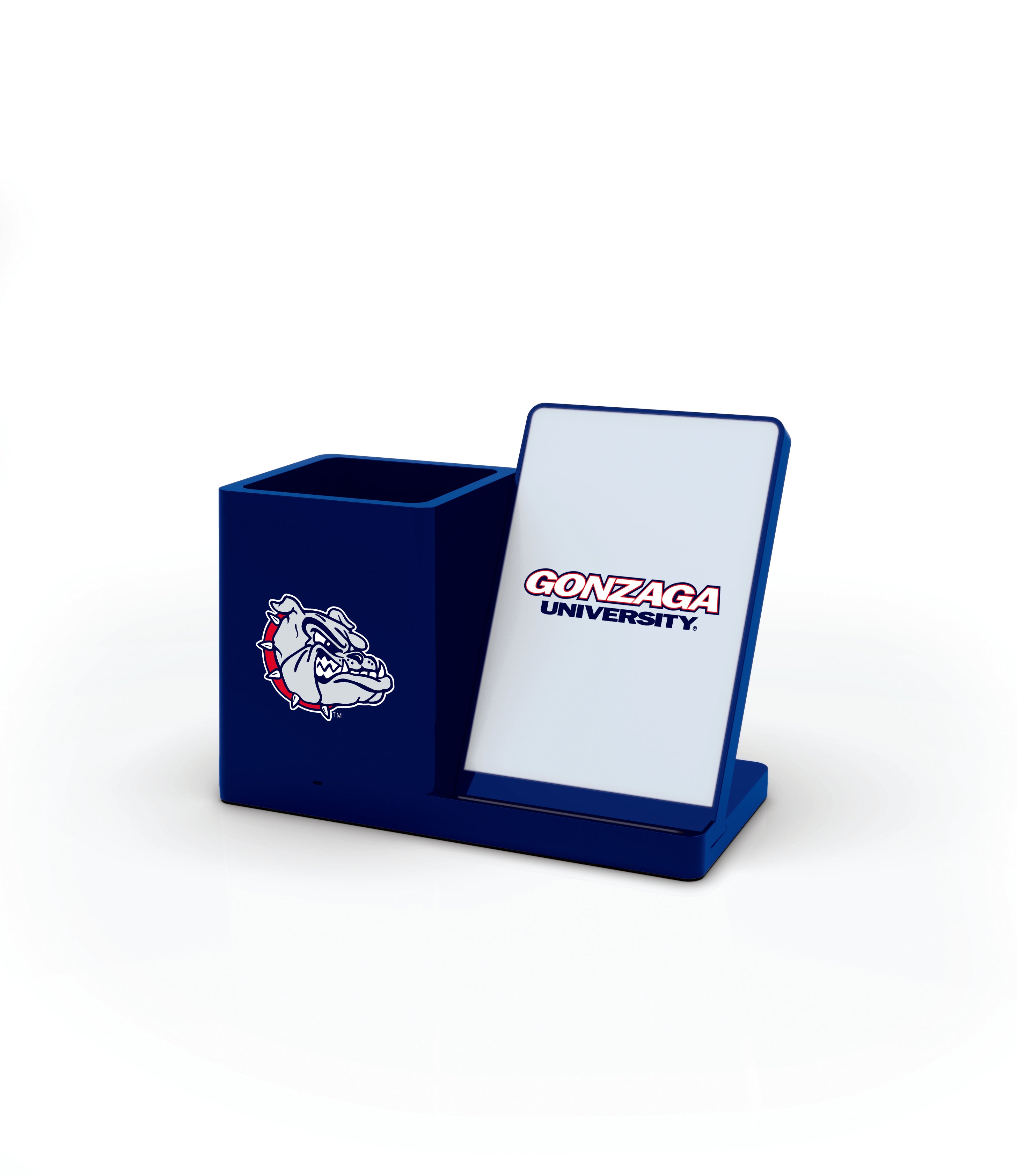 Gonzaga Bulldogs NCAA Cell Phone Wireless Charging Stand and Desktop Organizer