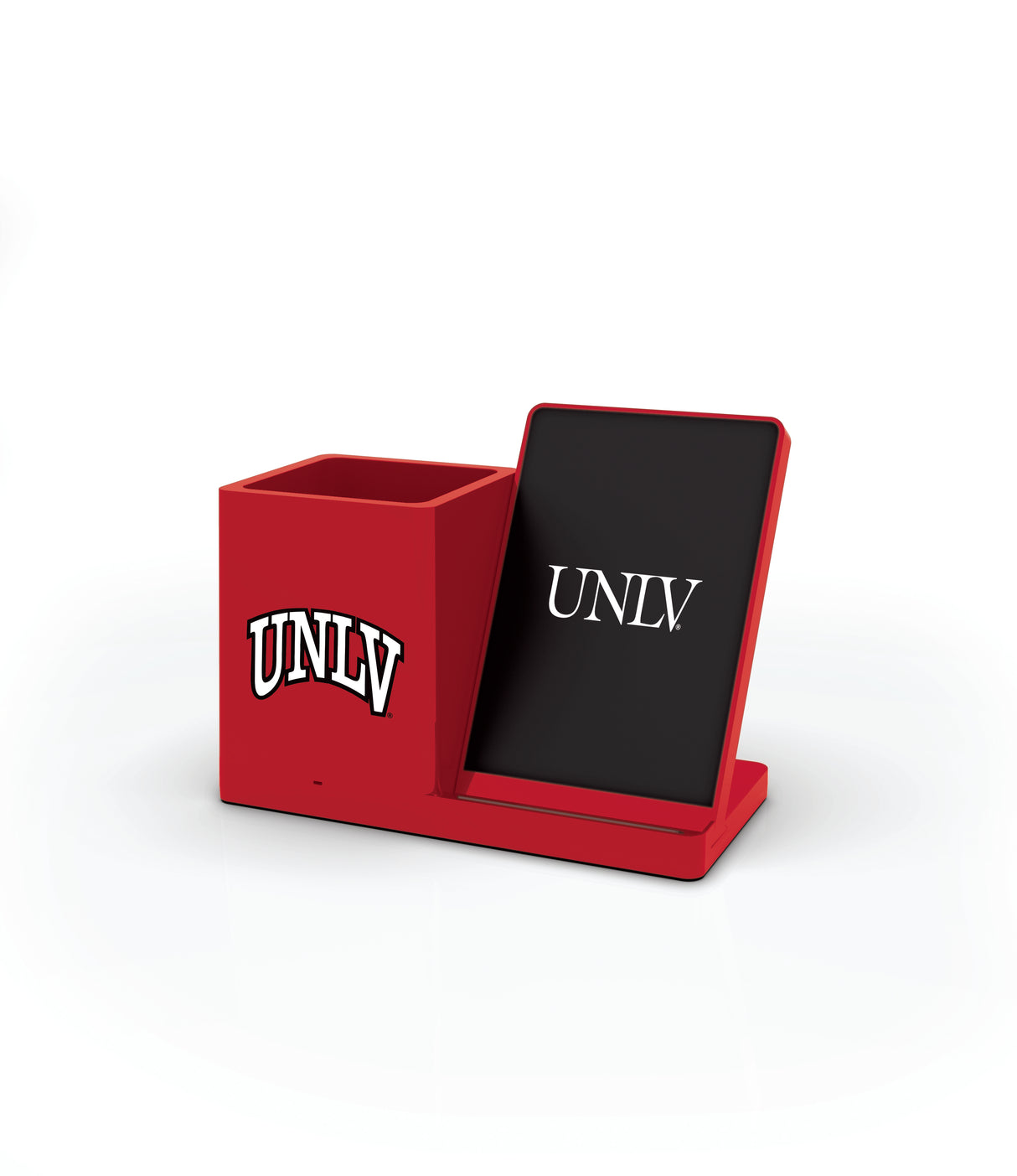 UNLV Rebels NCAA Cell Phone Wireless Charging Stand and Desktop Organizer
