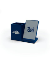 Nevada Wolf Pack NCAA Cell Phone Wireless Charging Stand and Desktop Organizer