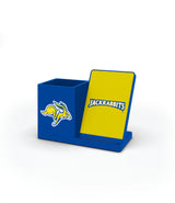 South Dakota State University NCAA Cell Phone Wireless Charging Stand and Desktop Organizer