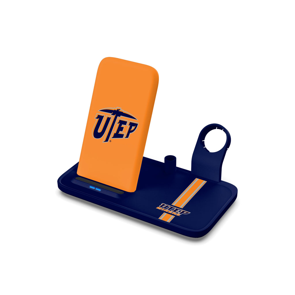 UTEP Miners Collegiate Wireless Charging Station