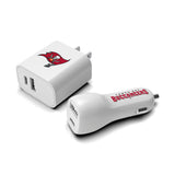 Tampa Bay Buccaneers NFL Two-Port Car and Wall Charger