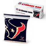SOAR NFL Gallon Food Storage Bag- Houston Texans