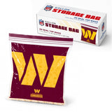 SOAR NFL Gallon Food Storage Bag- Washington Commanders
