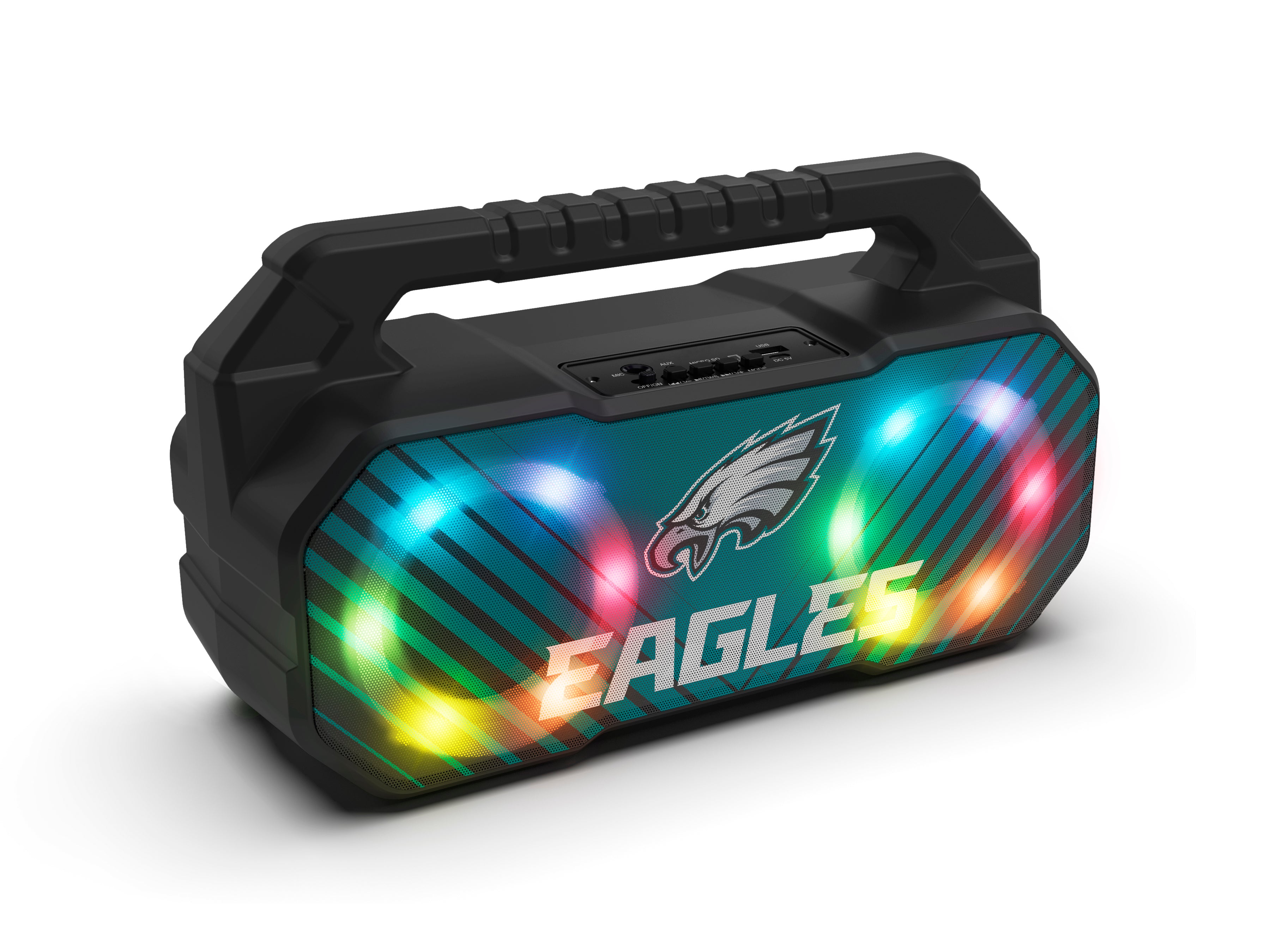 Philadelphia Eagles NFL Shockbox Bluetooth BOOMBOX Speaker with FM Radio