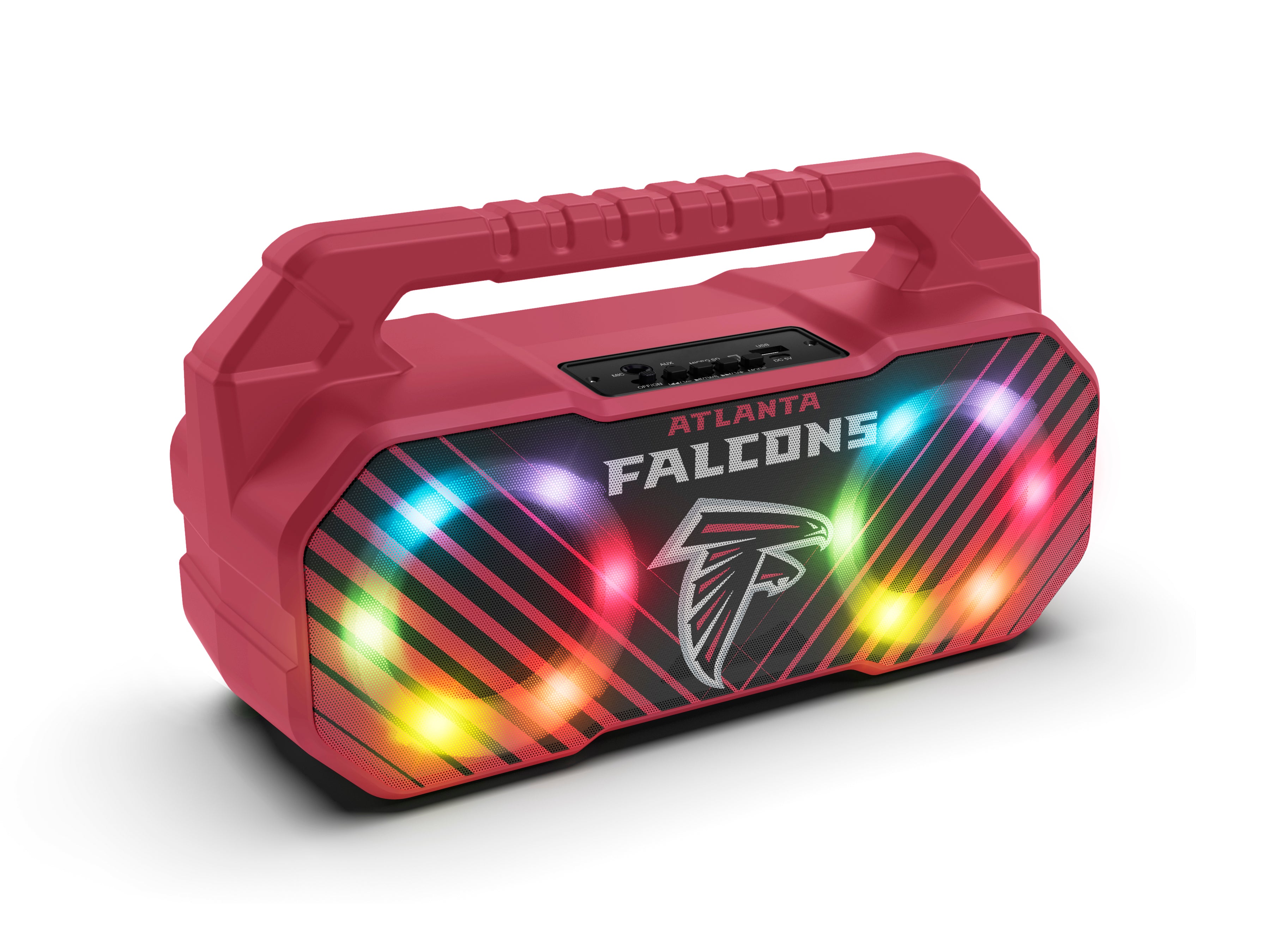 Atlanta Falcons NFL Shockbox Bluetooth BOOMBOX Speaker with FM Radio