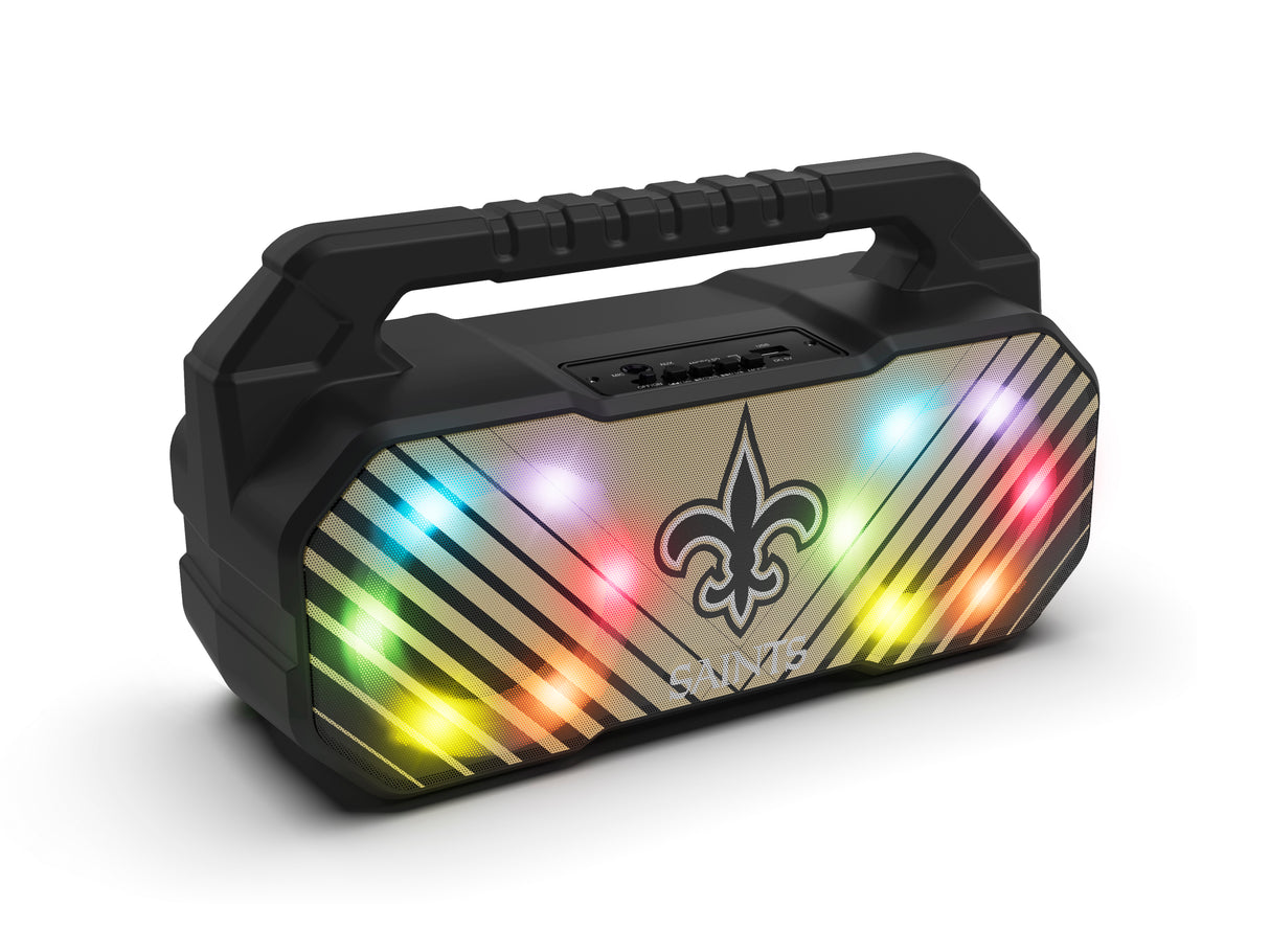 New Orlean Saints NFL Shockbox Bluetooth BOOMBOX Speaker with FM Radio