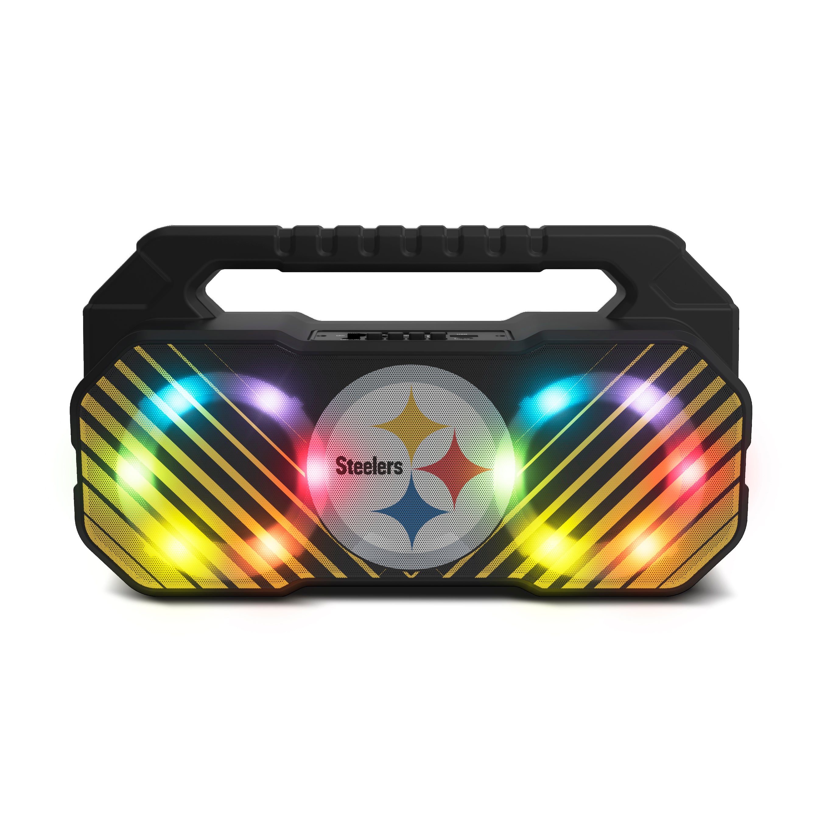 Pittsburgh Steelers NFL Shockbox Bluetooth BOOMBOX Speaker with FM Radio