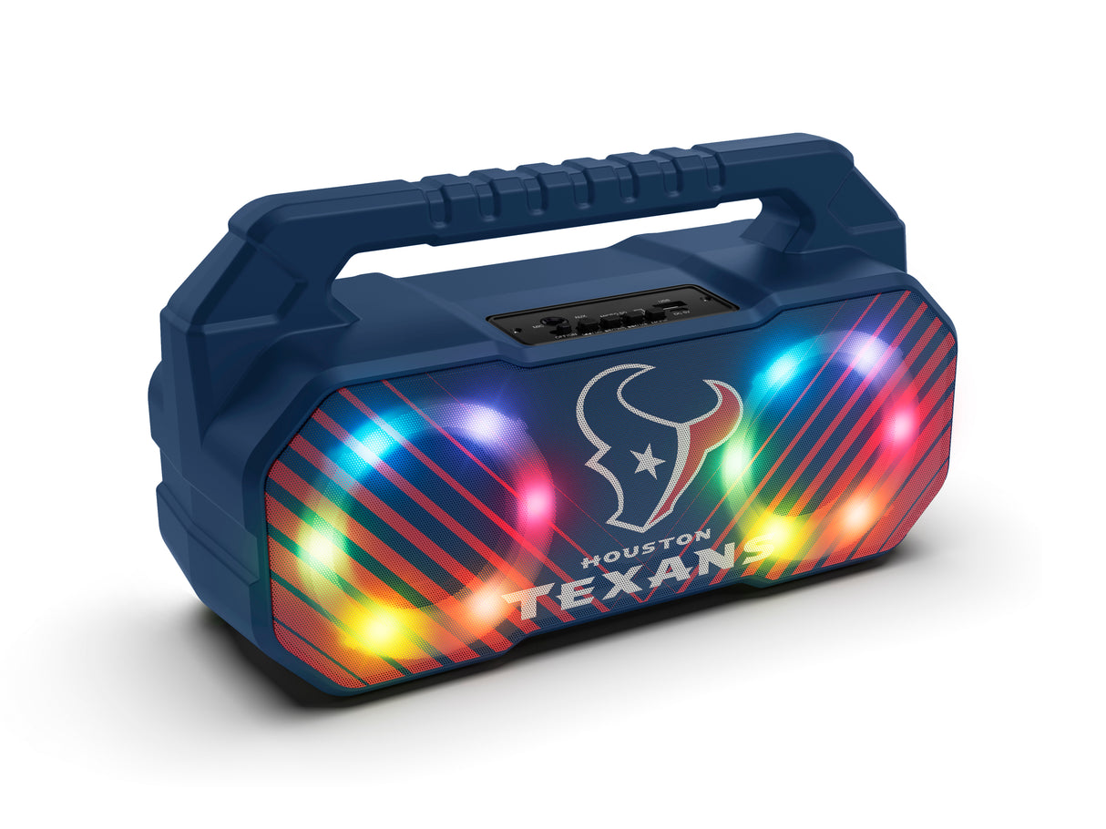 Houston Texans NFL Shockbox Bluetooth BOOMBOX Speaker with FM Radio