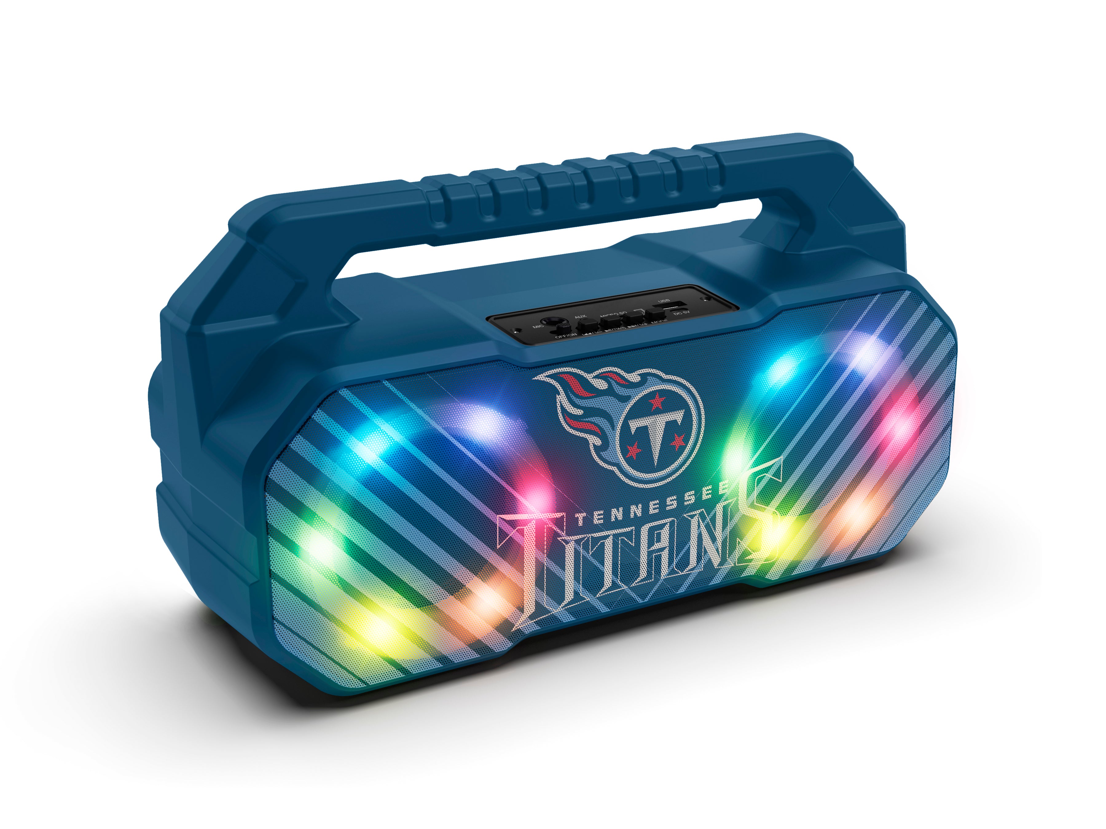 Tennessee Titans NFL Shockbox Bluetooth BOOMBOX Speaker with FM Radio