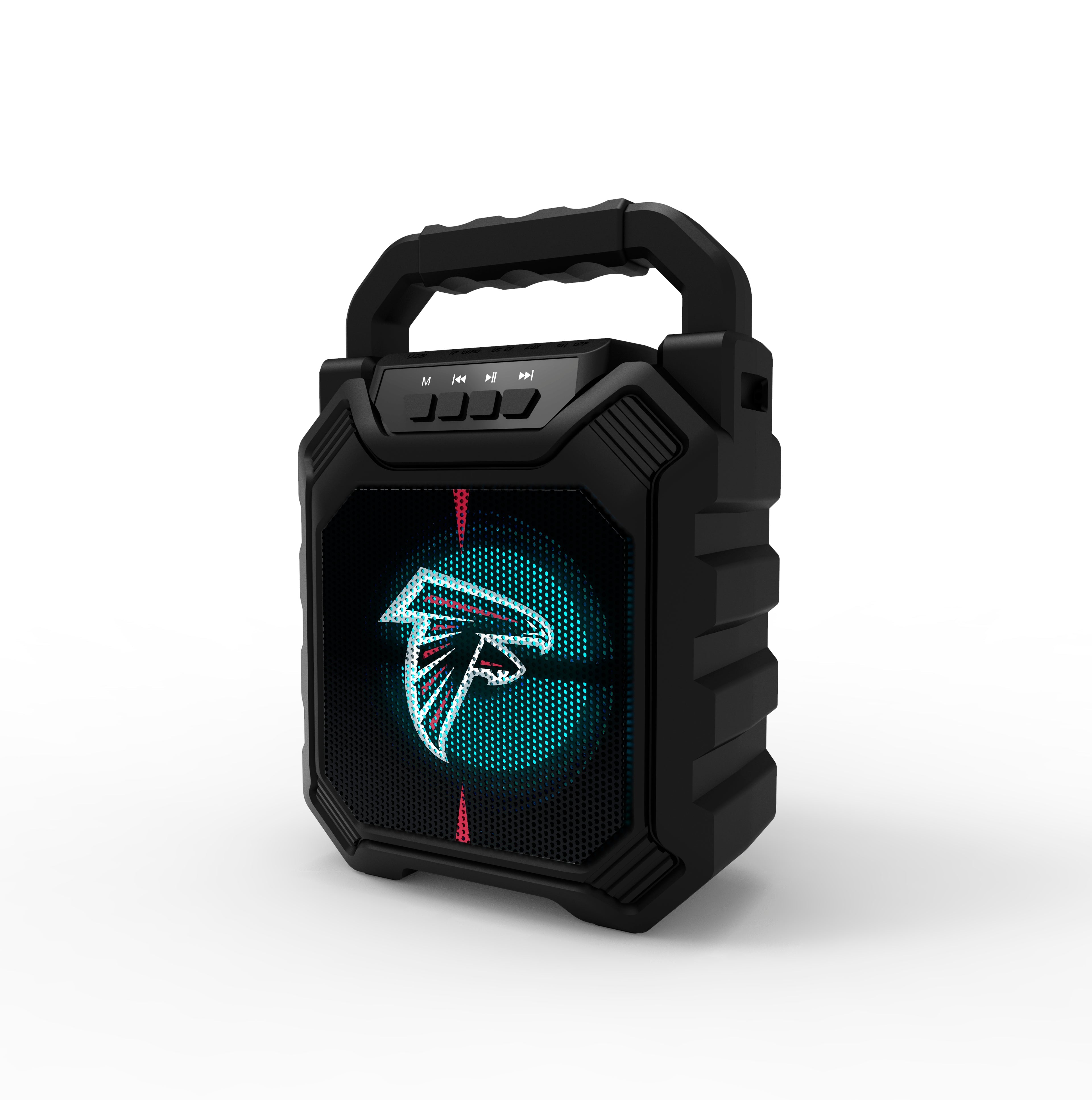 NFL Syncable Bluetooth Speaker with LED Lights & FM Radio