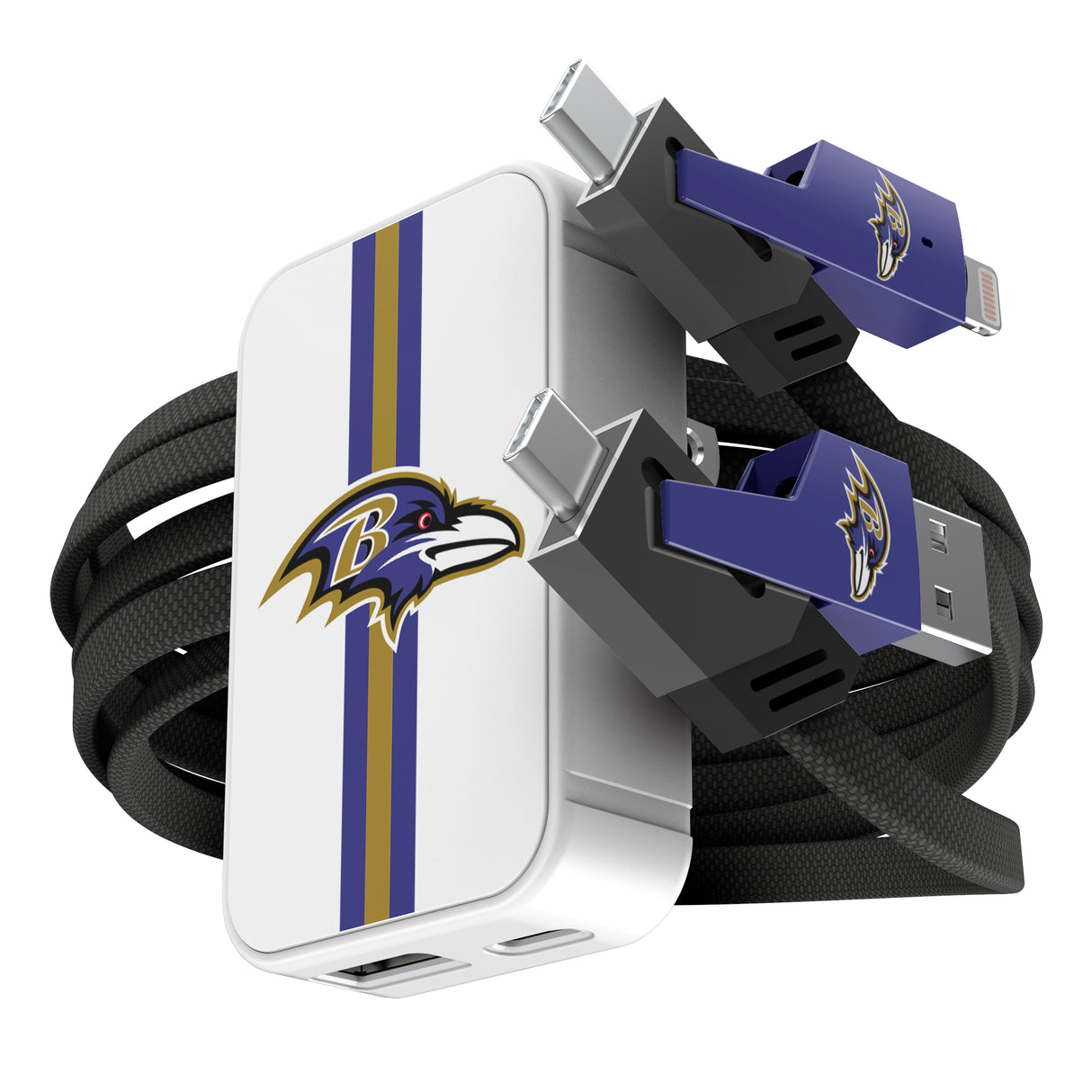 SOAR NFL Slim Wall Charger and 4 in 1 Multi Charging Cable