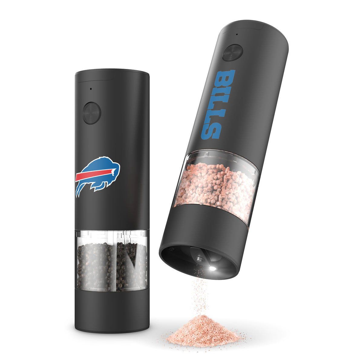 SOAR NFL Electric Salt and Pepper Grinder Set- Buffalo Bills
