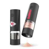 SOAR NFL Electric Salt and Pepper Grinder Set- Kansas City Chiefs