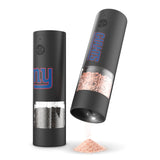 SOAR NFL Electric Salt and Pepper Grinder Set- New York Giants