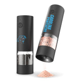 SOAR NFL Electric Salt and Pepper Grinder Set- Carolina Panthers
