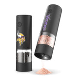 SOAR NFL Electric Salt and Pepper Grinder Set- Minnesota Vikings
