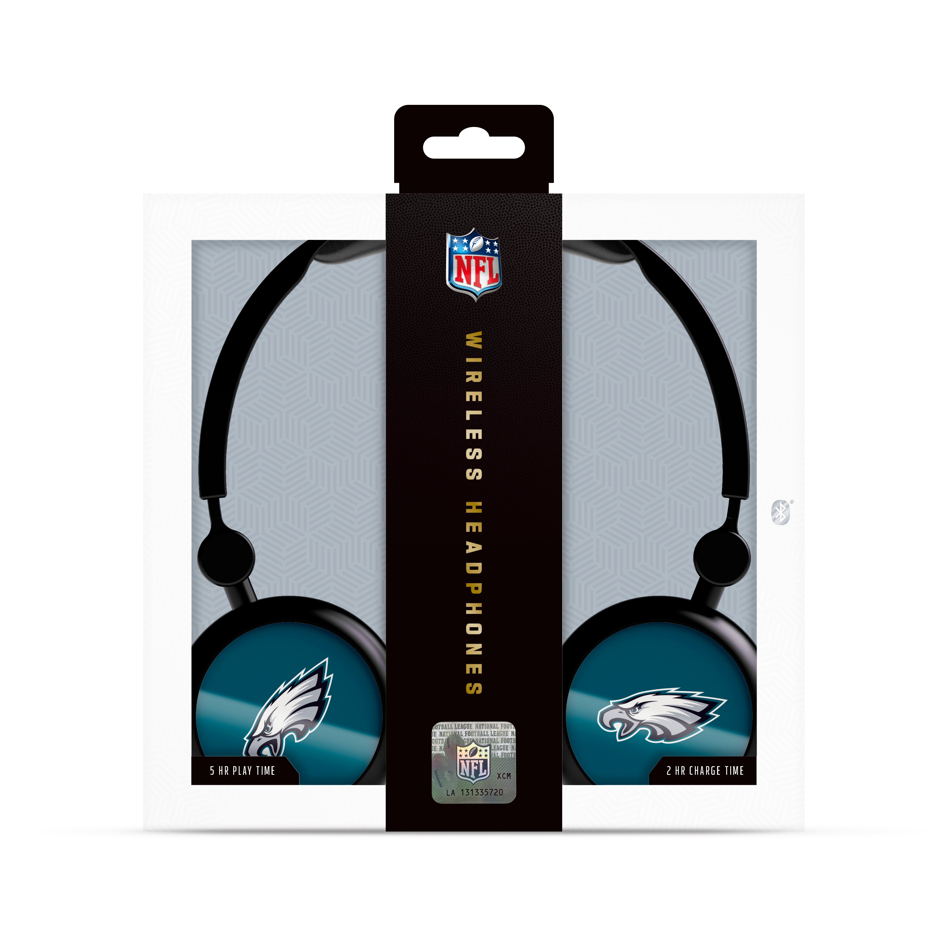 Philadelphia Eagles NFL Lightweight Wireless Bluetooth On-Ear Headphones